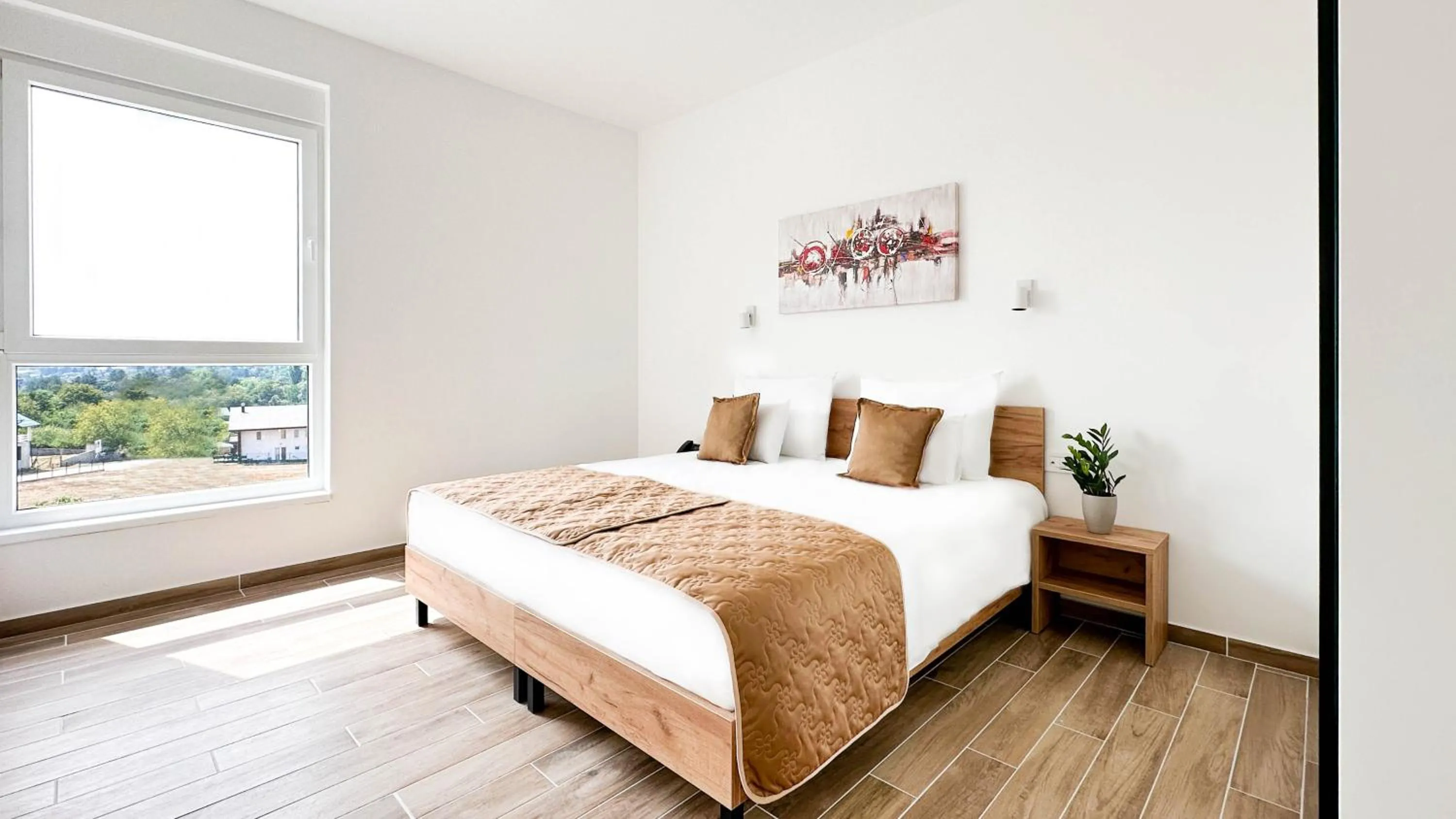 Bed in Apartmani Fruški Cvet - Fruške Terme