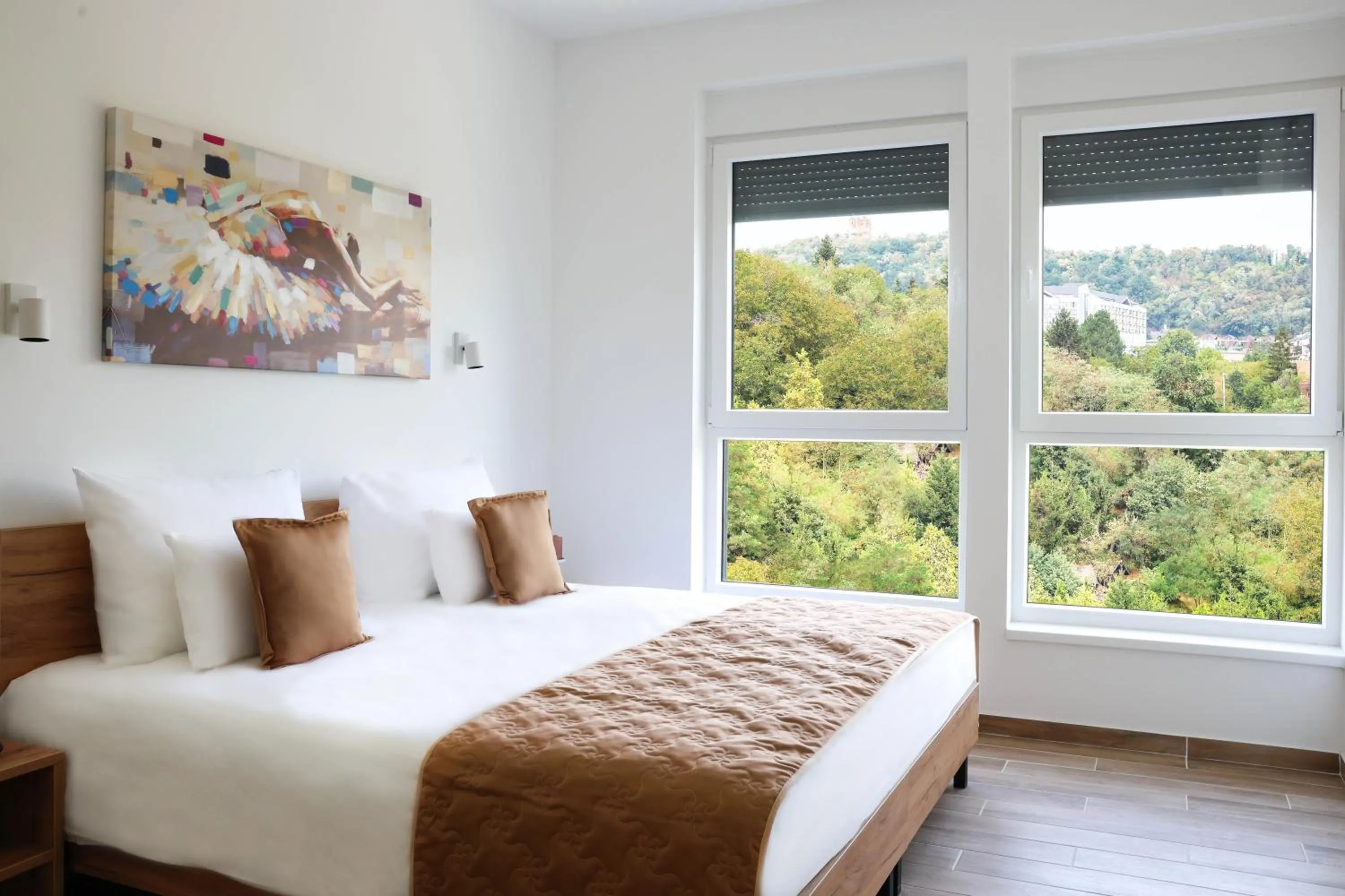 Bed in Apartmani Fruški Cvet - Fruške Terme