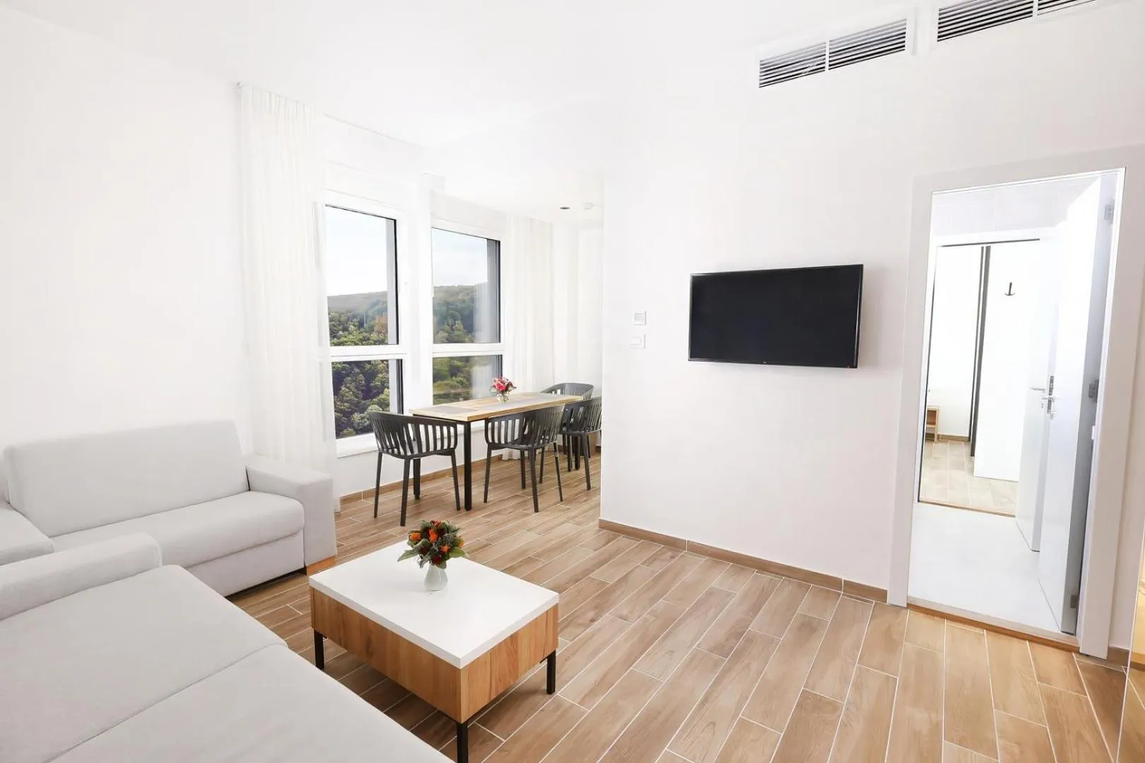 Living room in Apartmani Fruški Cvet - Fruške Terme