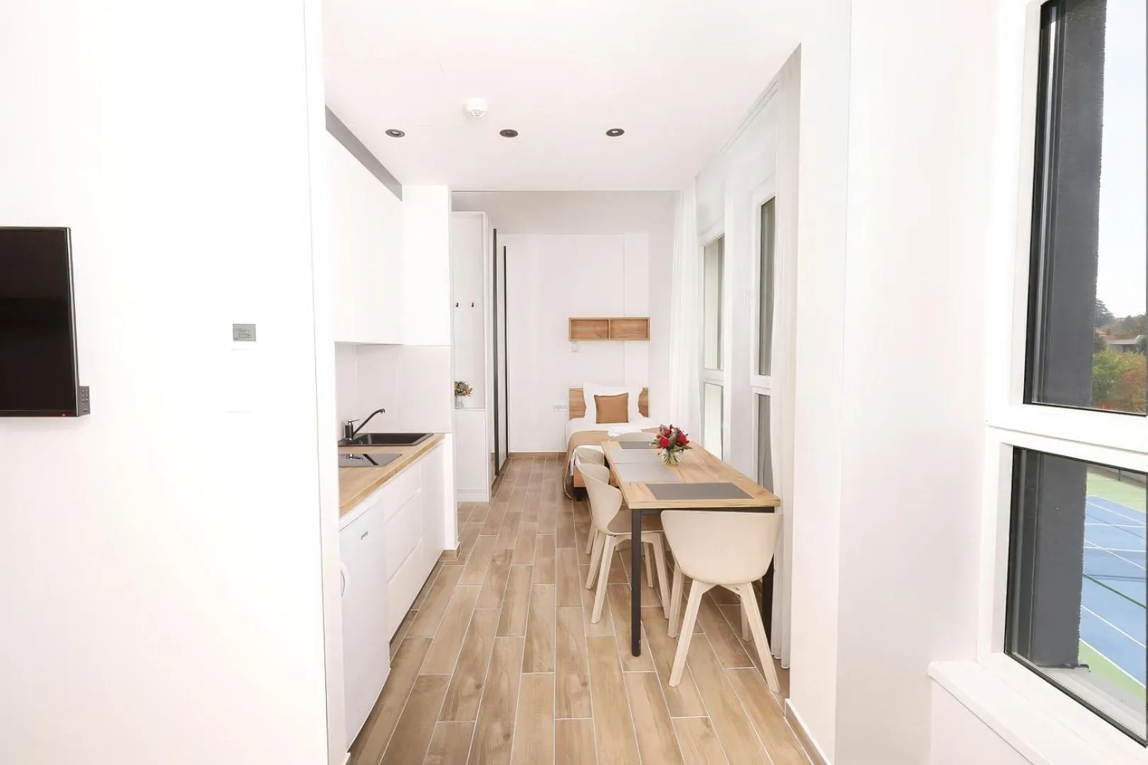 Kitchen or kitchenette in Apartmani Fruški Cvet - Fruške Terme