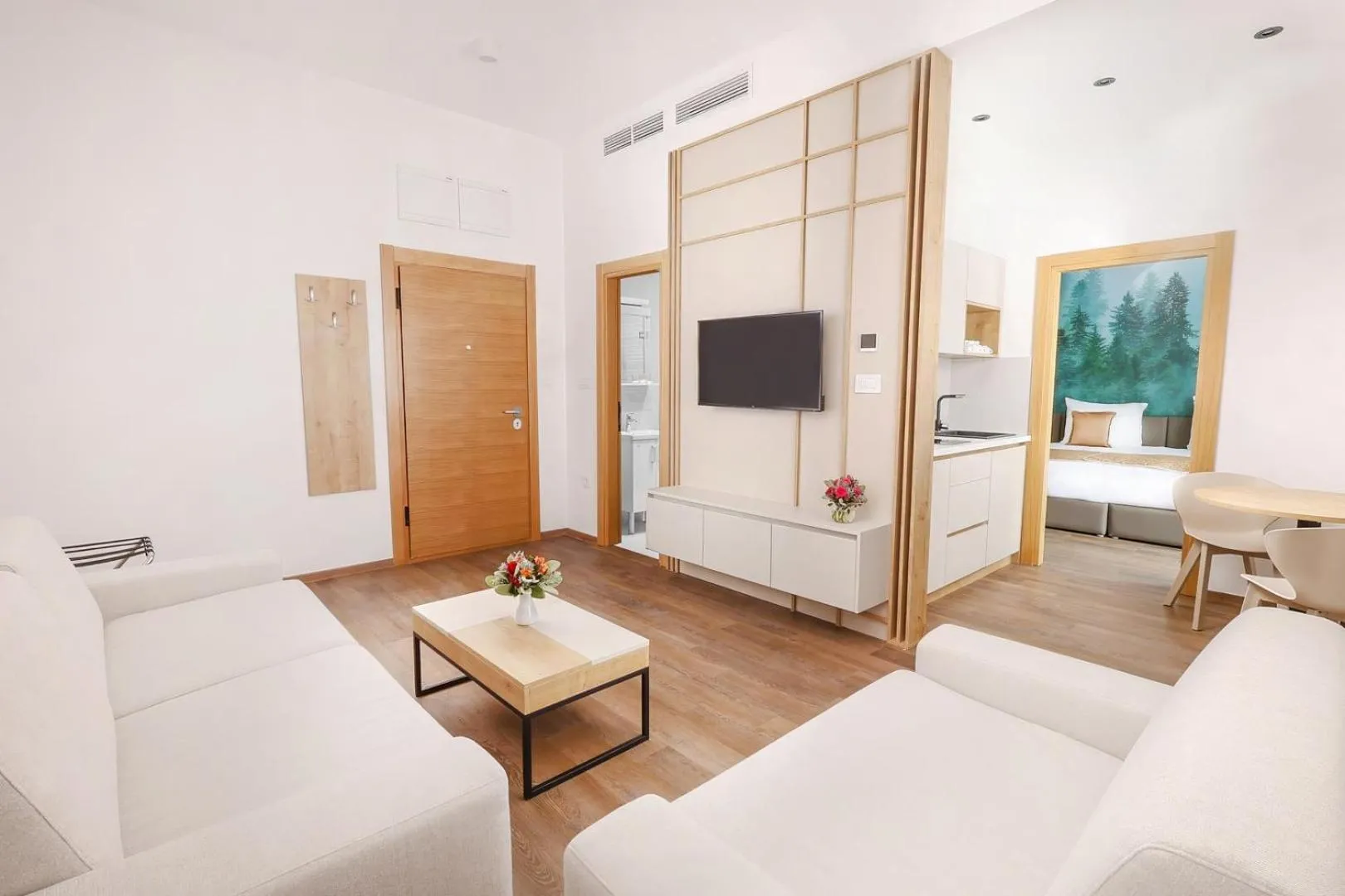 TV and multimedia, Bed in Apartmani Fruški Cvet - Fruške Terme