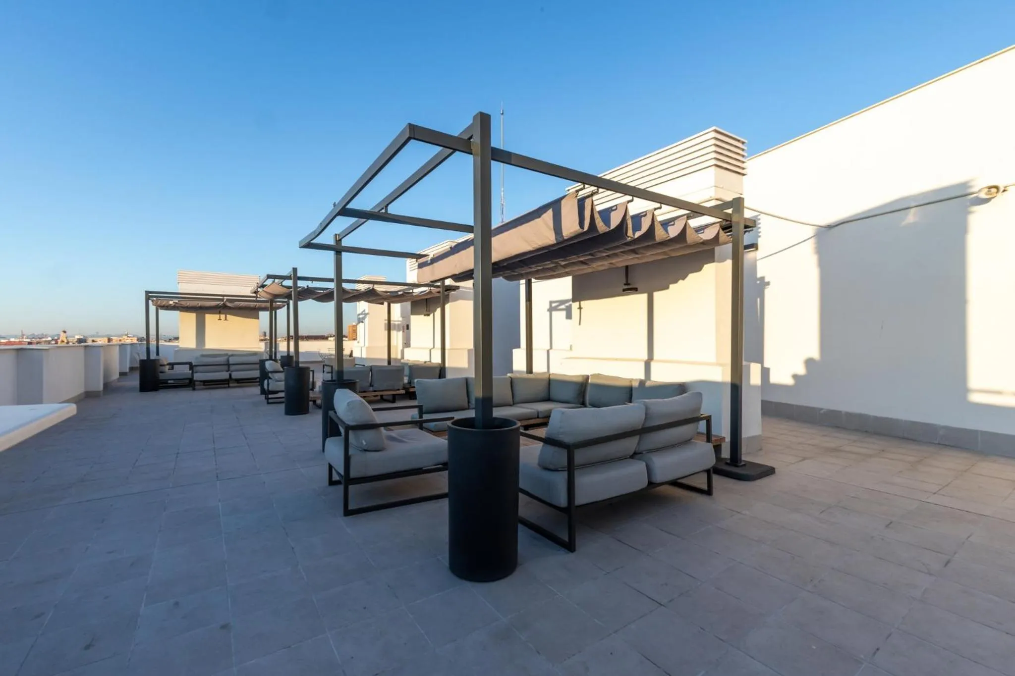 Patio in Hotel Nido Malvarrosa