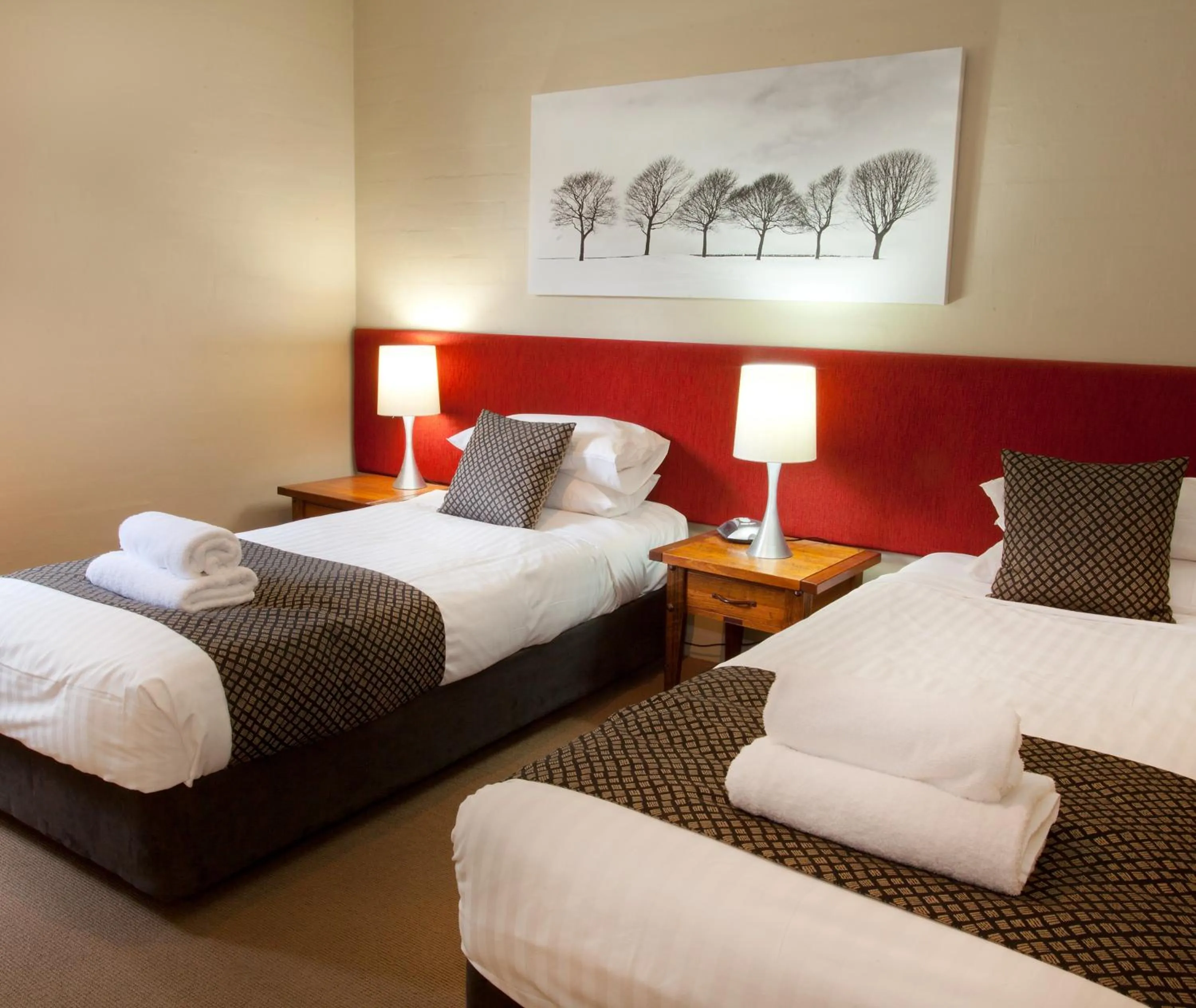 Bed in Oaks Lake Crackenback Resort