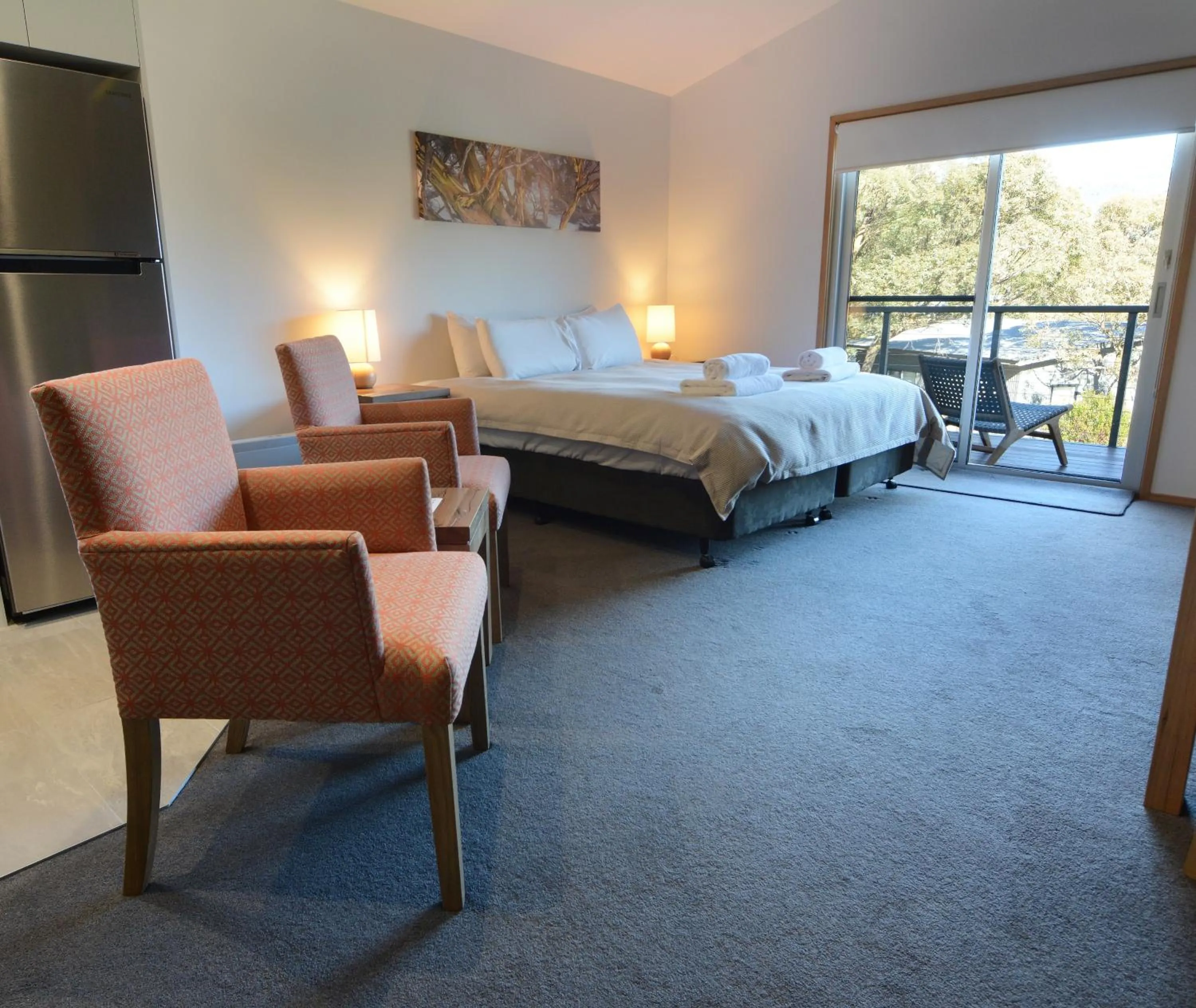 Bed in Oaks Lake Crackenback Resort