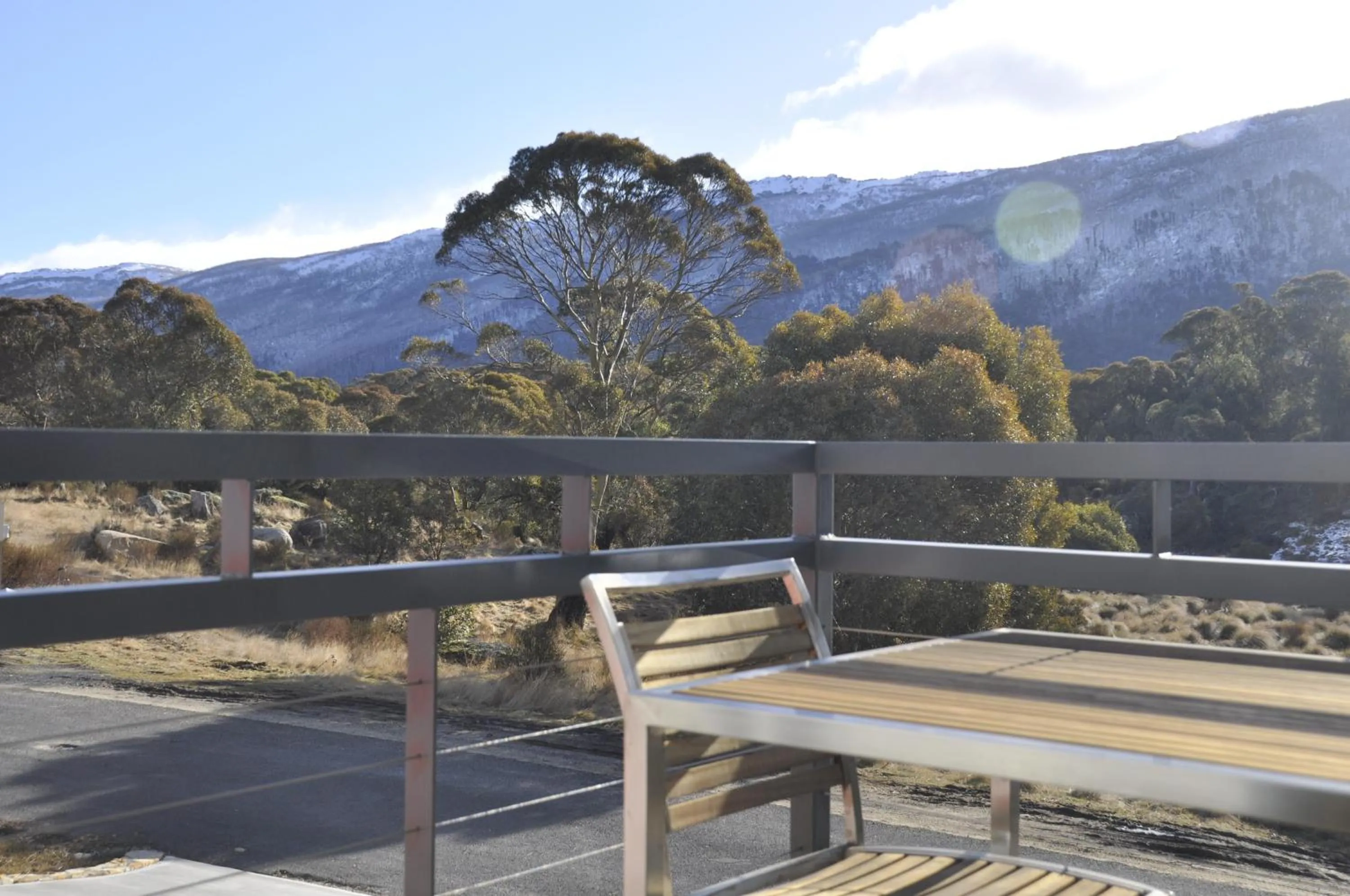 Patio in Oaks Lake Crackenback Resort