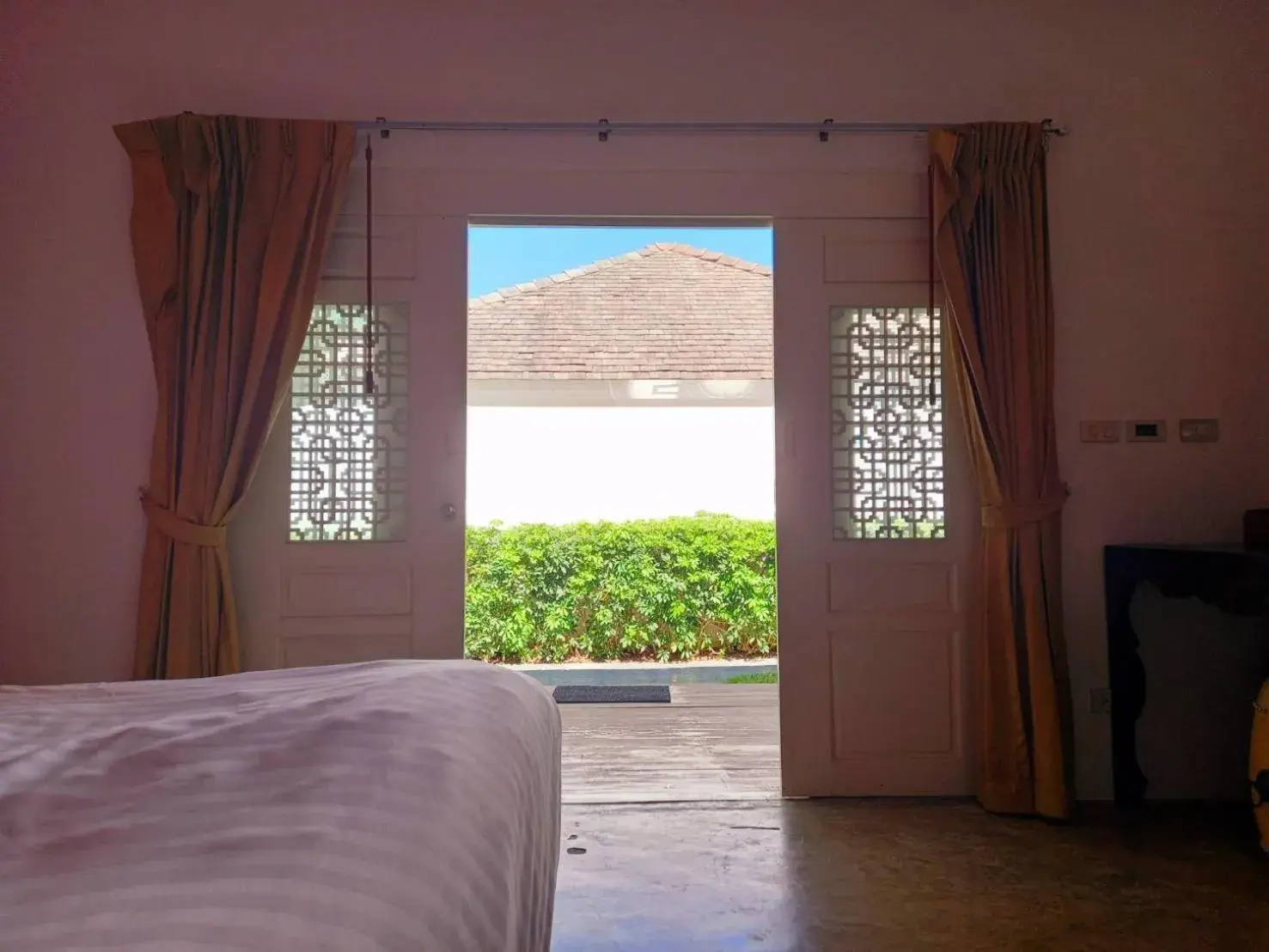 View (from property/room), Bed in Sanae Beach Hua Hin View (from property/room), Bed in Sanae Beach Hua Hin