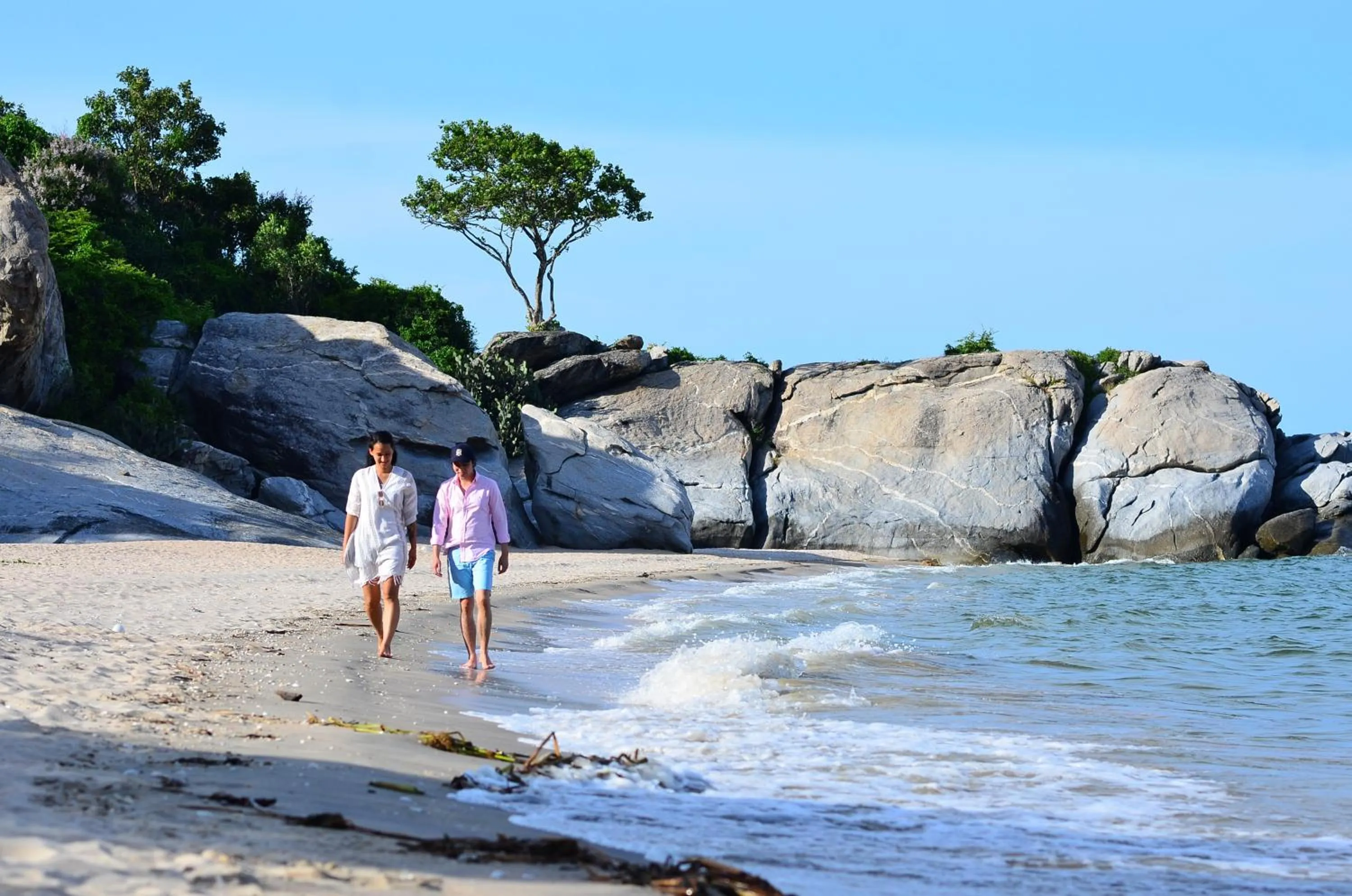 People in Sanae Beach Hua Hin