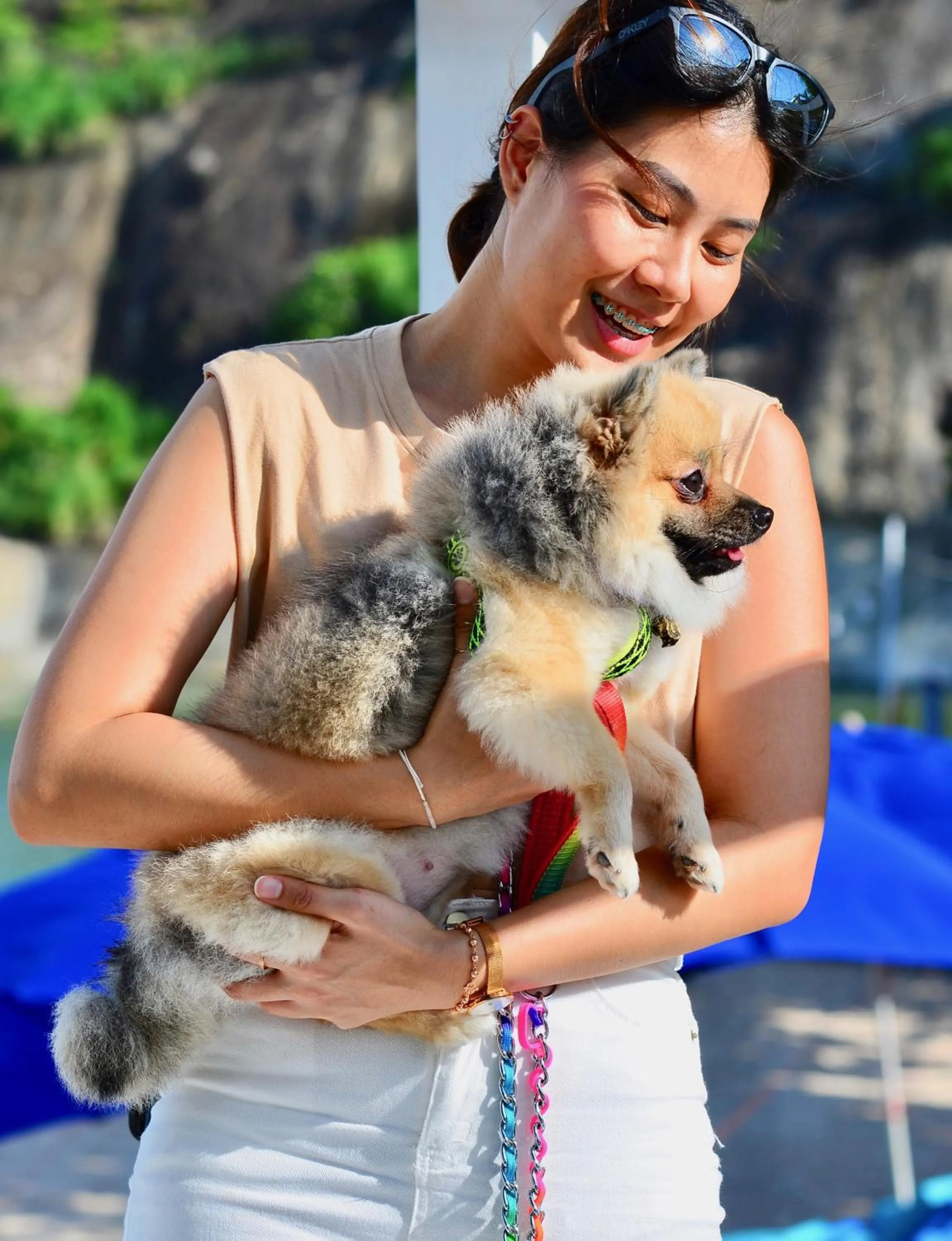 People in Sanae Beach Hua Hin