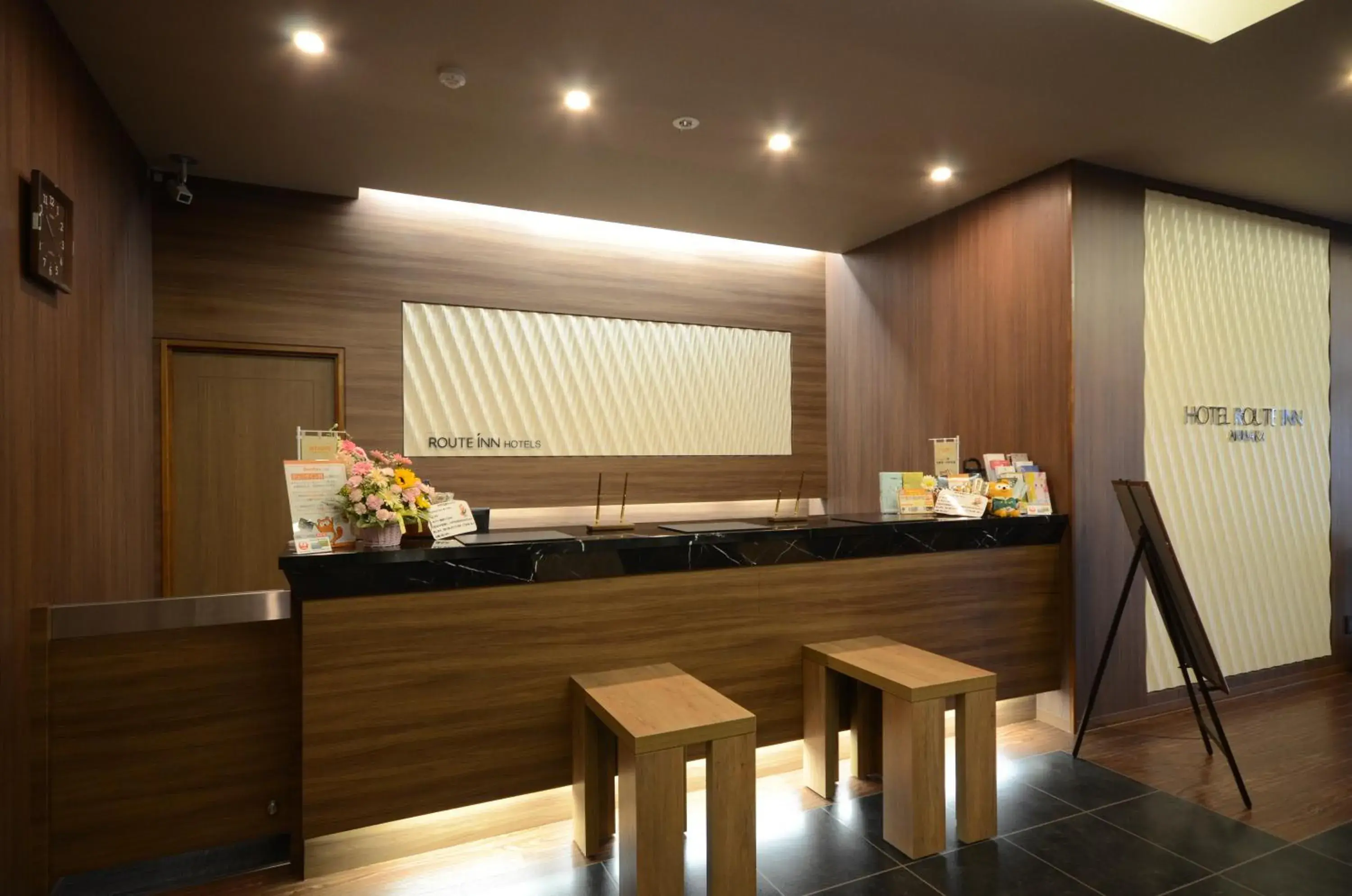 Lobby or reception in Hotel Route Inn Annaka Lobby or reception in Hotel Route Inn Annaka