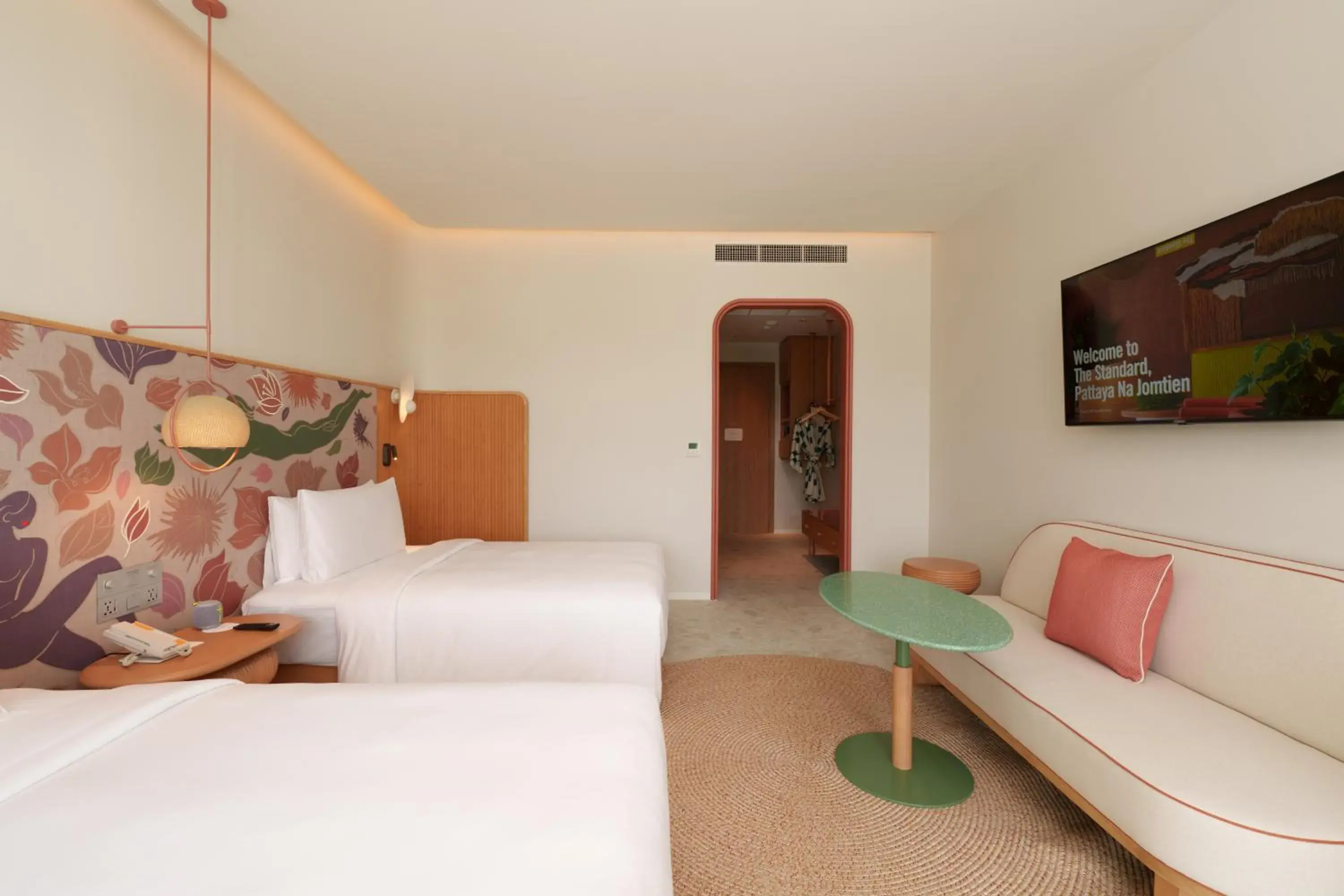 Standard Twin Room in The Standard, Pattaya Na Jomtien Standard Twin Room in The Standard, Pattaya Na Jomtien