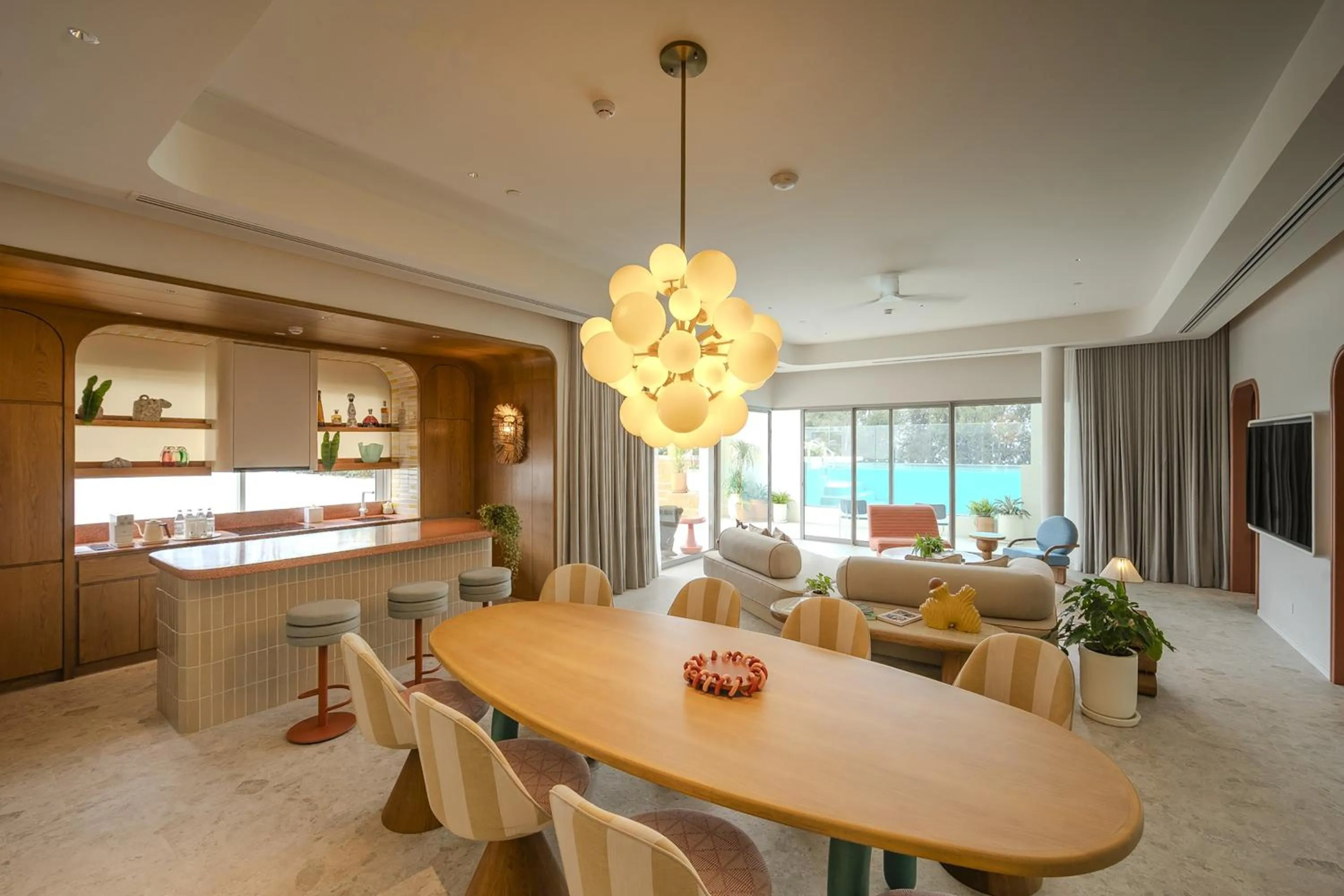 Living room in The Standard, Pattaya Na Jomtien