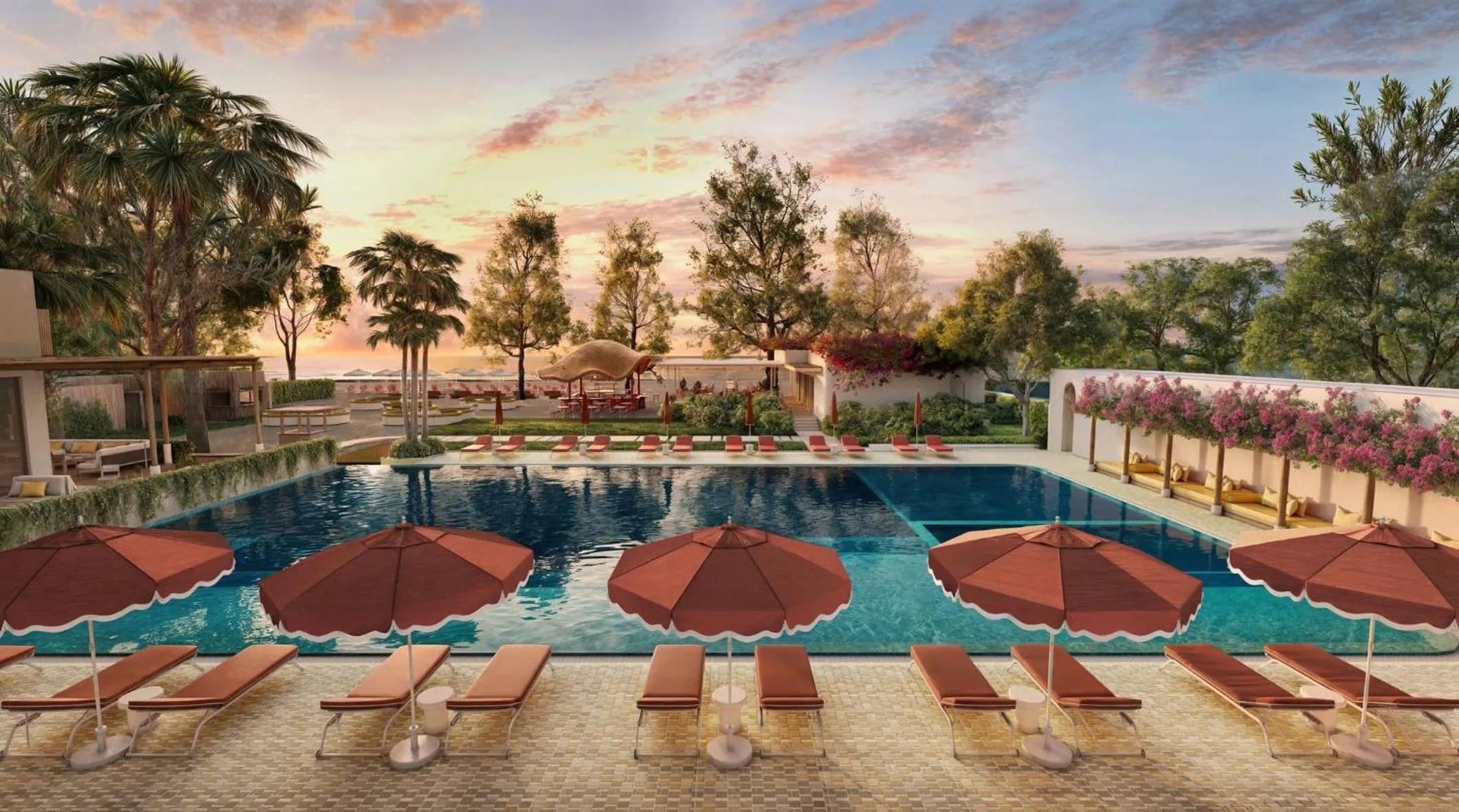 Swimming pool in The Standard, Pattaya Na Jomtien