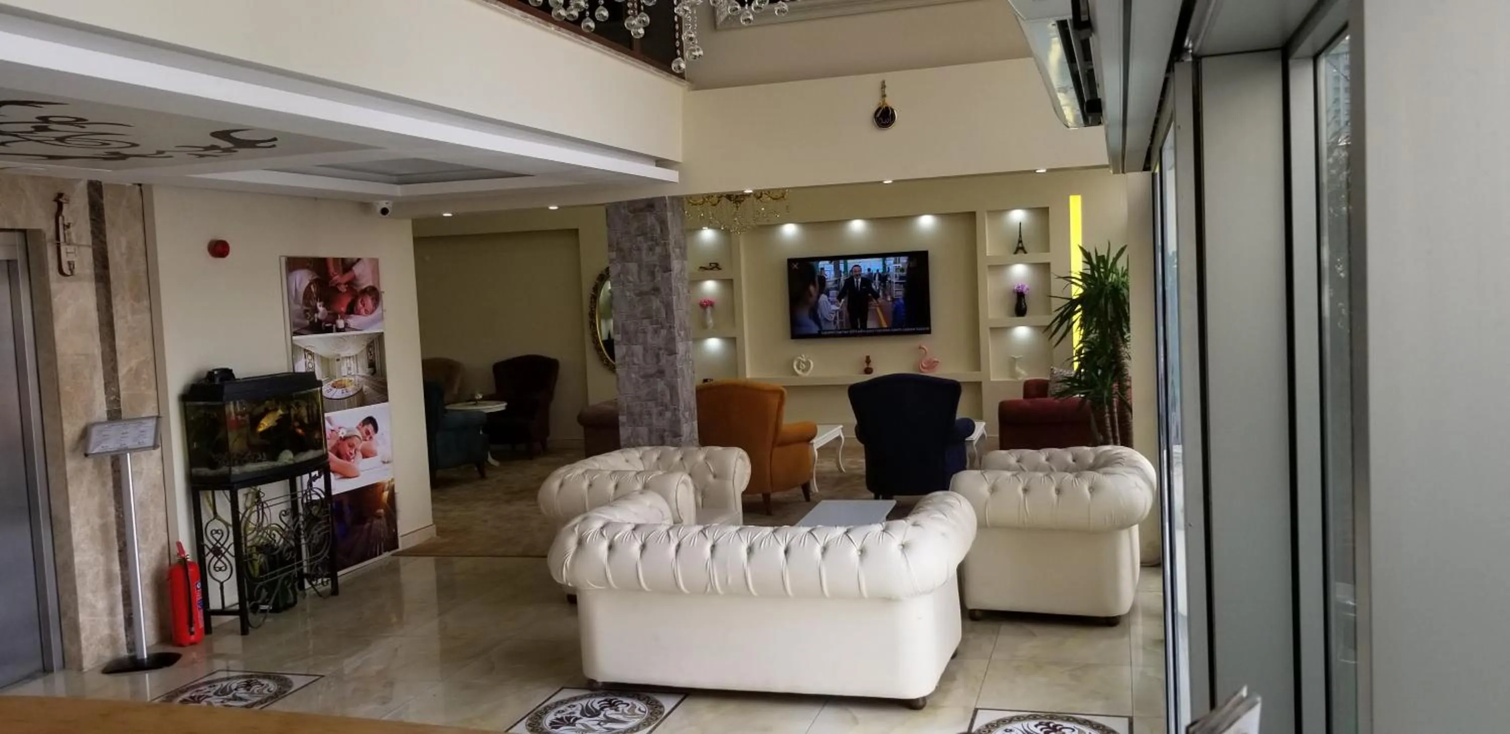 Lobby or reception in Sanli Hotel Hammam & SPA