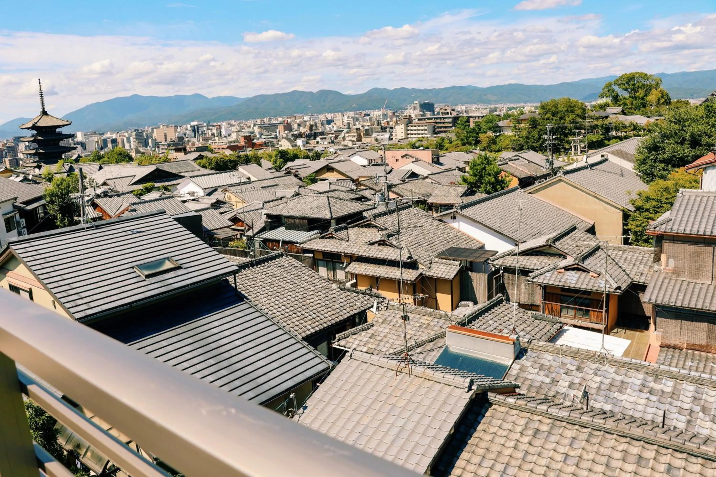 Balcony/Terrace in Kyo no Yado Sangen Ninenzaka
