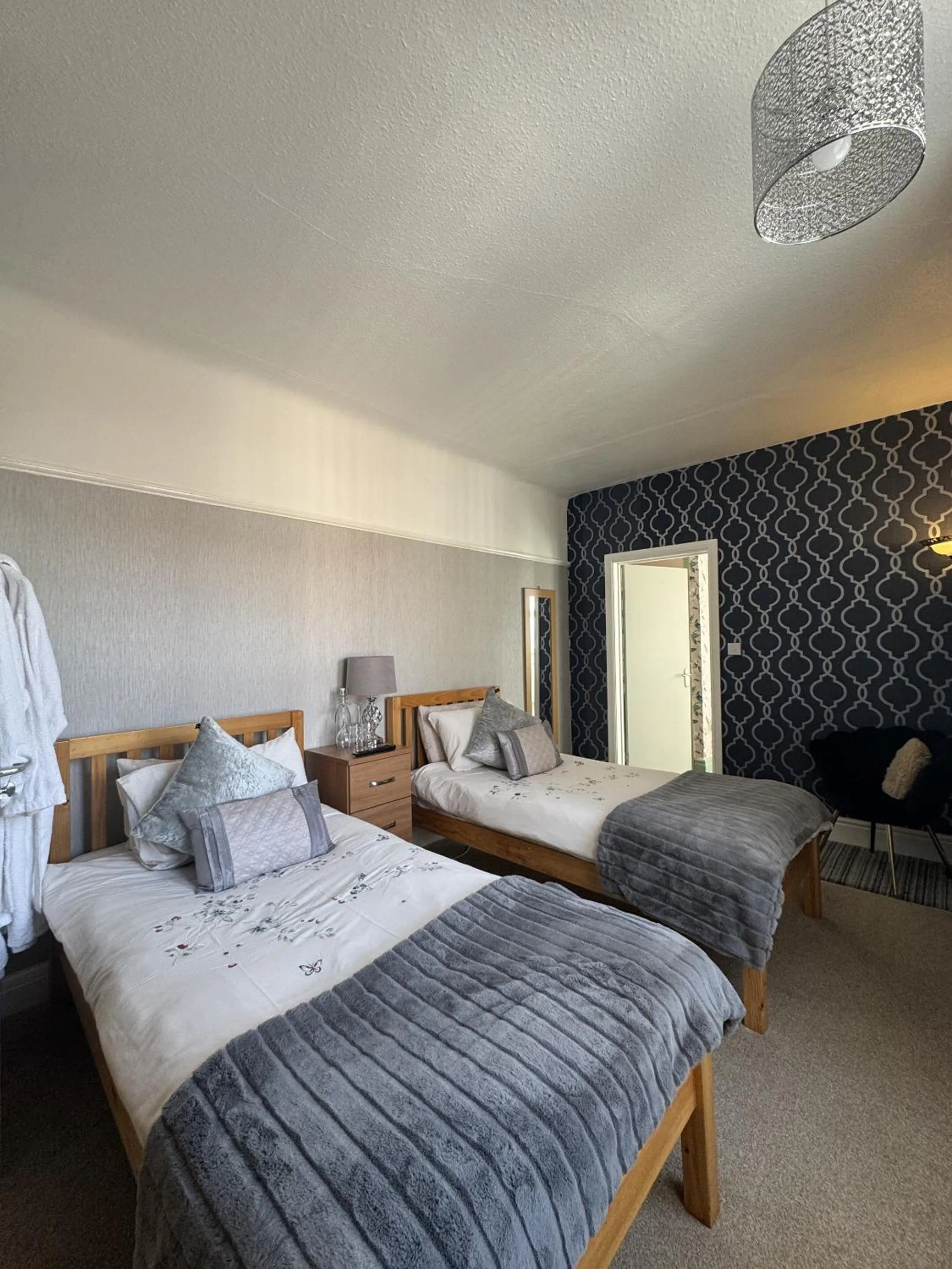 Bathroom, Bed in Rosaire Guest House