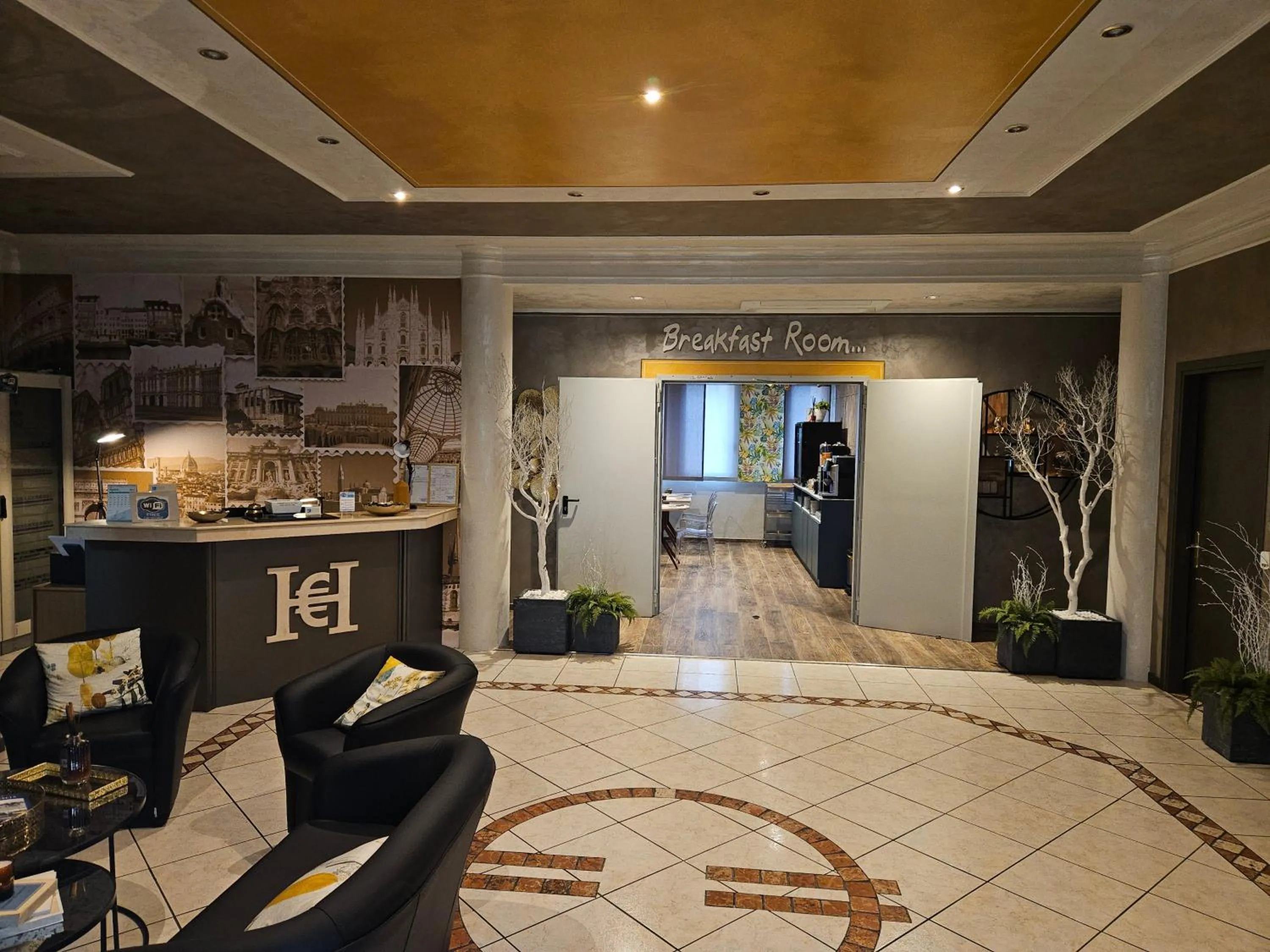 Lobby or reception in Hotel Euro