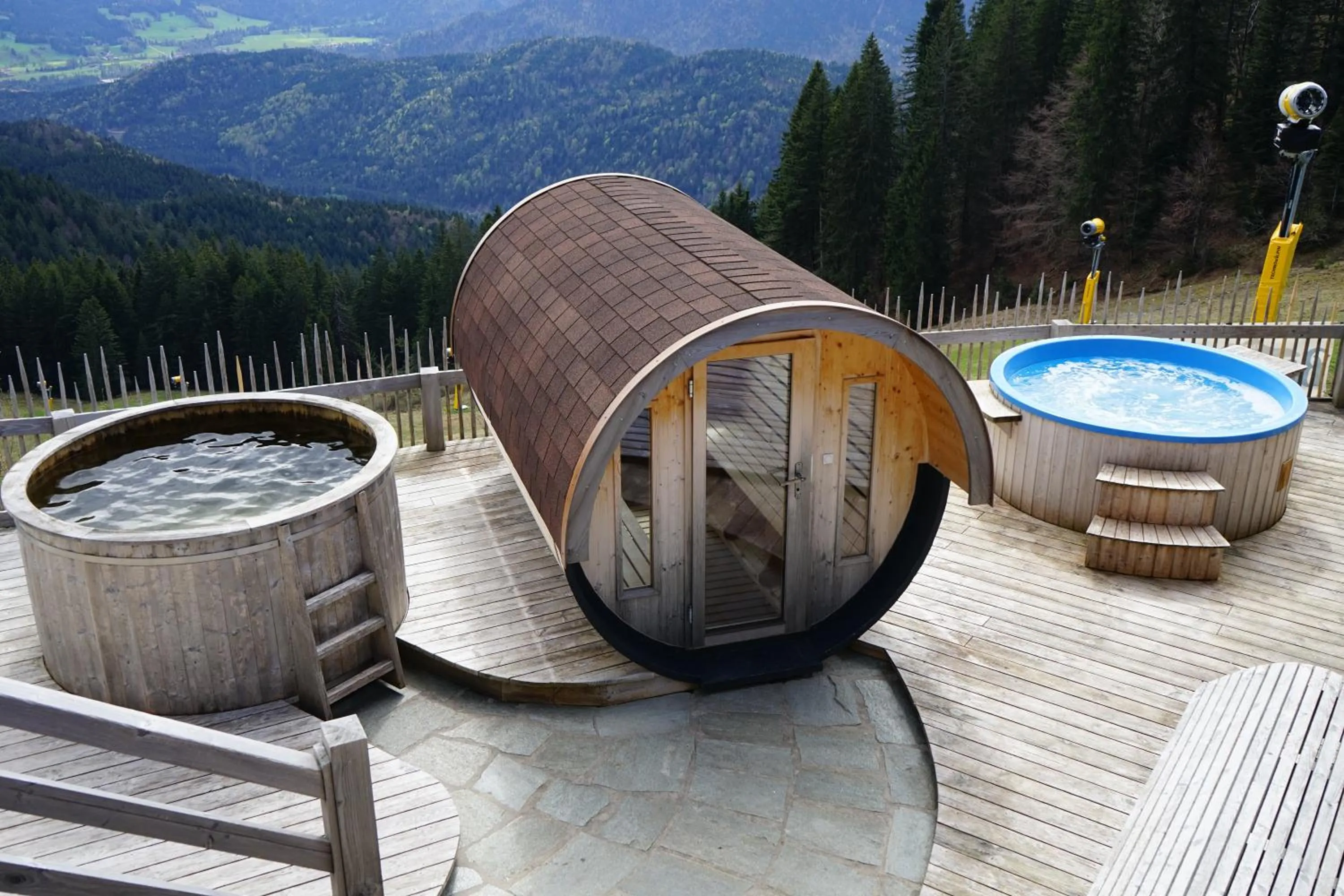 Sauna in Naturhotel & Bayernhütte am Brauneck