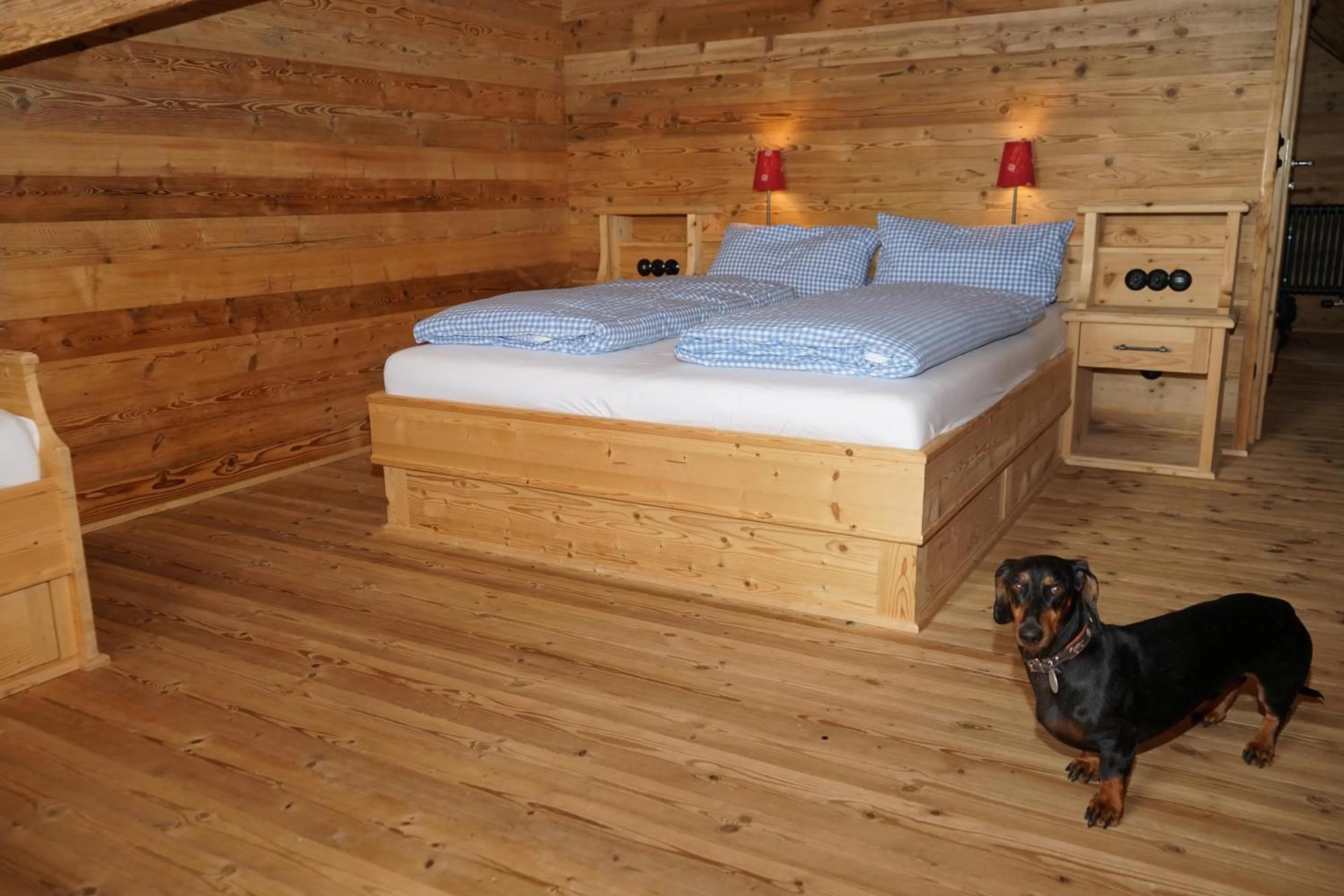 Bedroom, Bed in Naturhotel & Bayernhütte am Brauneck