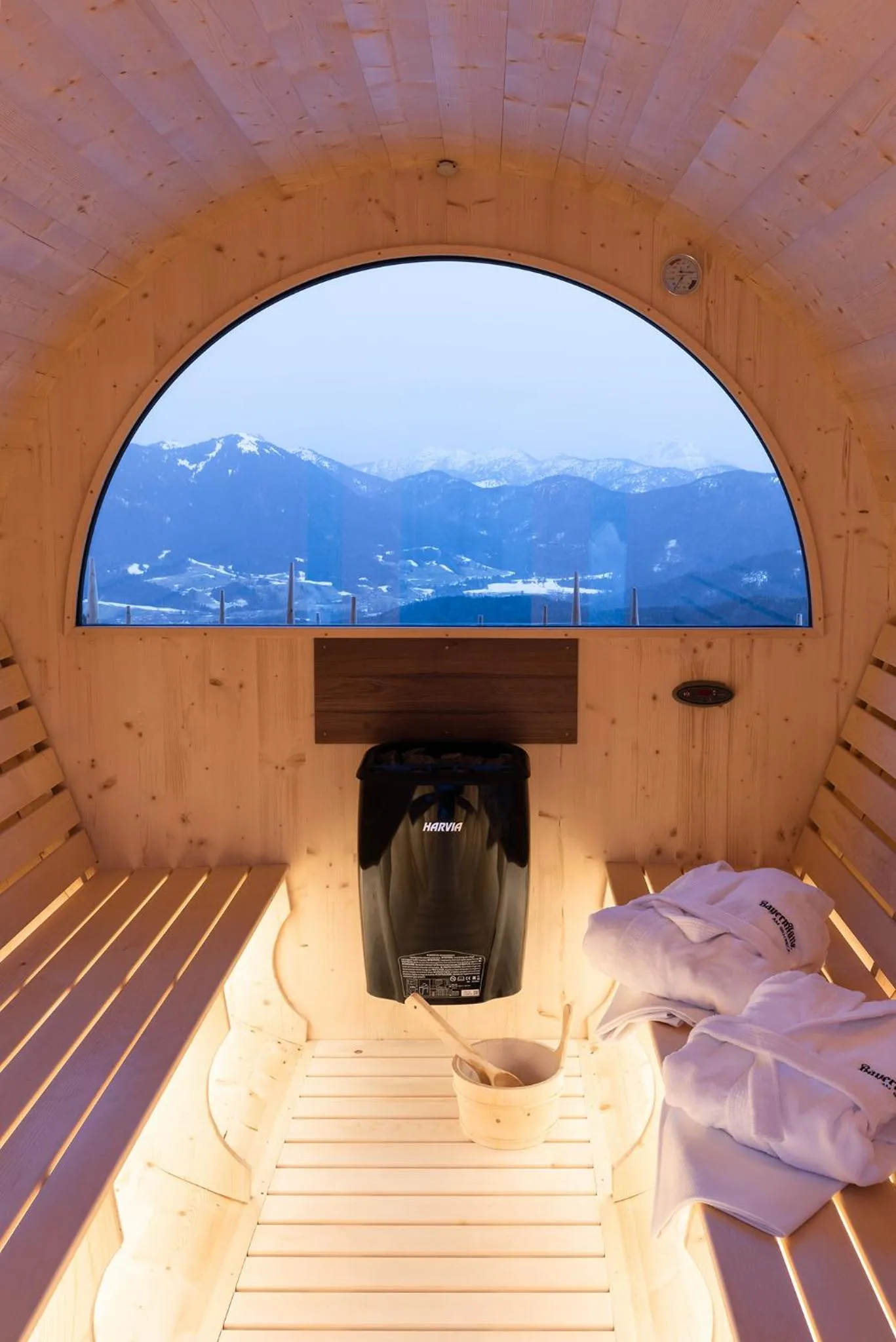 Sauna in Naturhotel & Bayernhütte am Brauneck