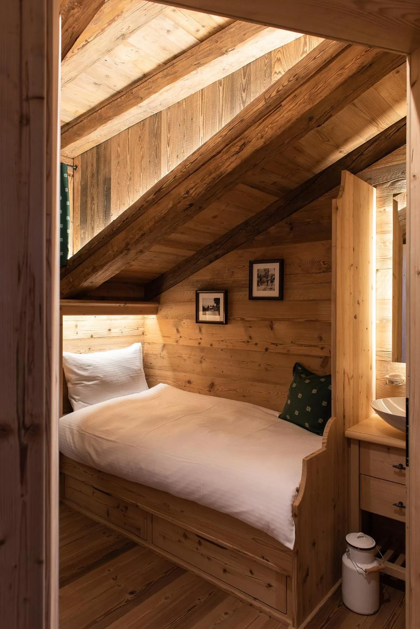 Bed in Naturhotel & Bayernhütte am Brauneck