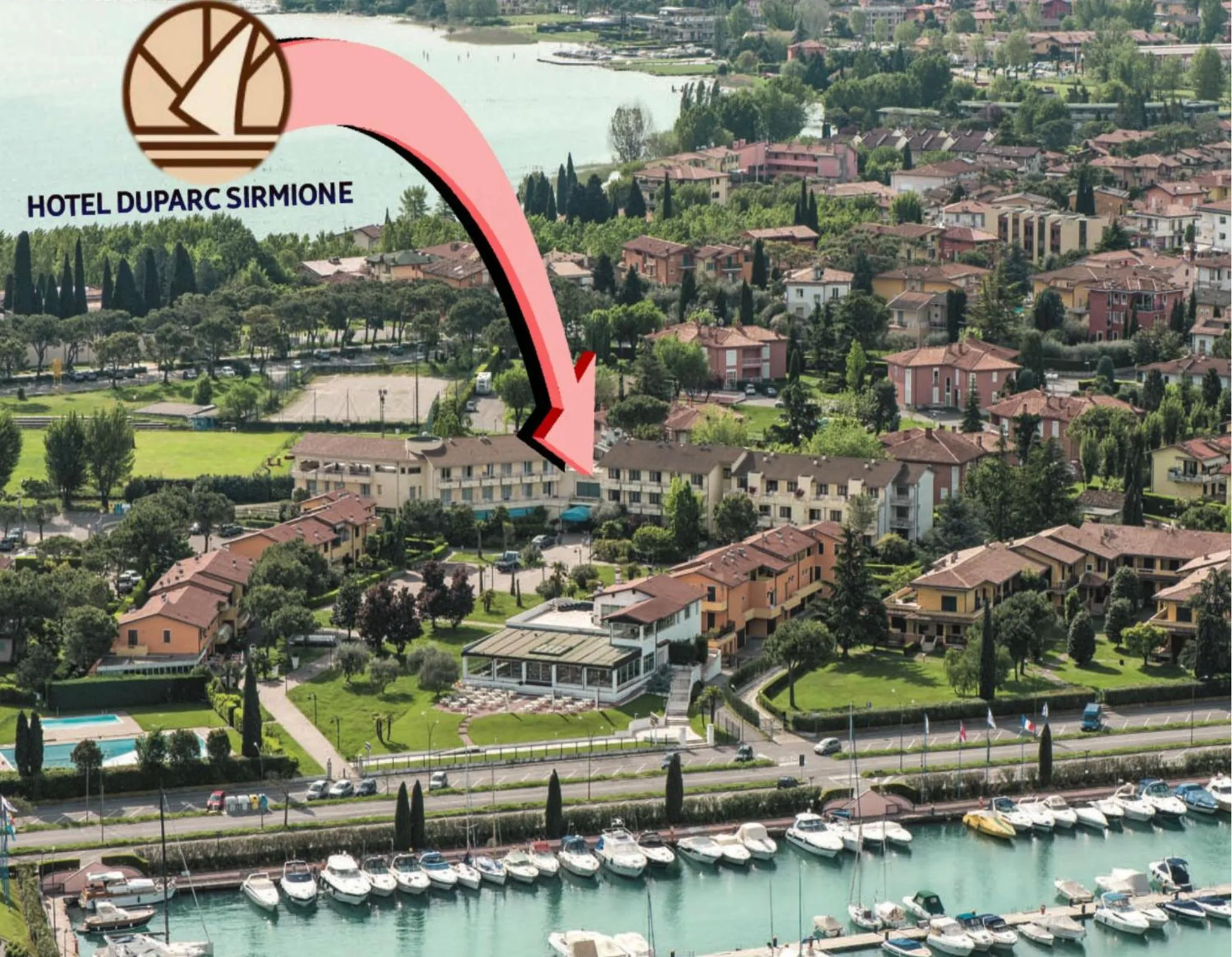 Bird's eye view in Hotel Du Parc