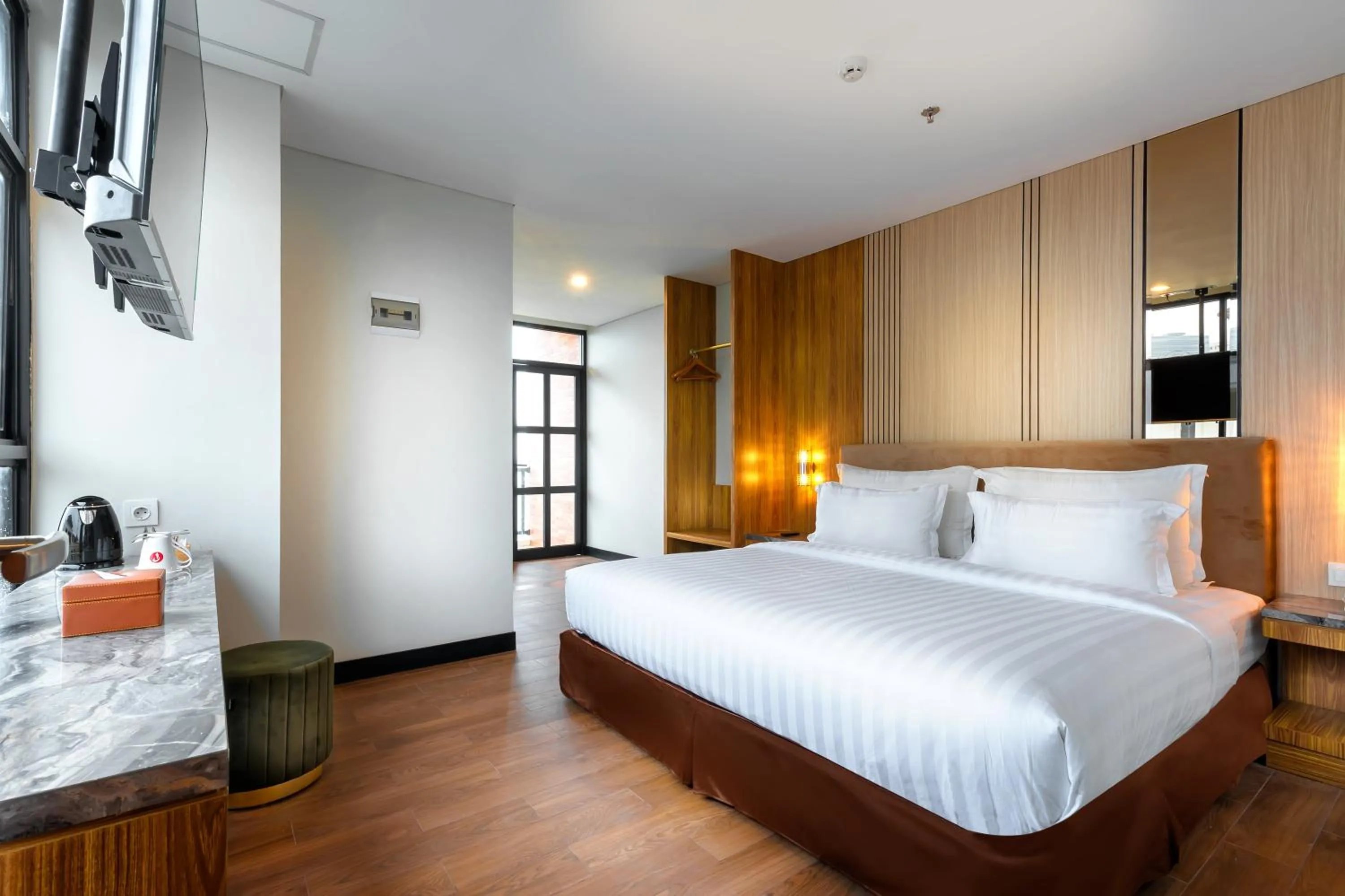 Bedroom, Bed in d'primahotel Bandar Balikpapan