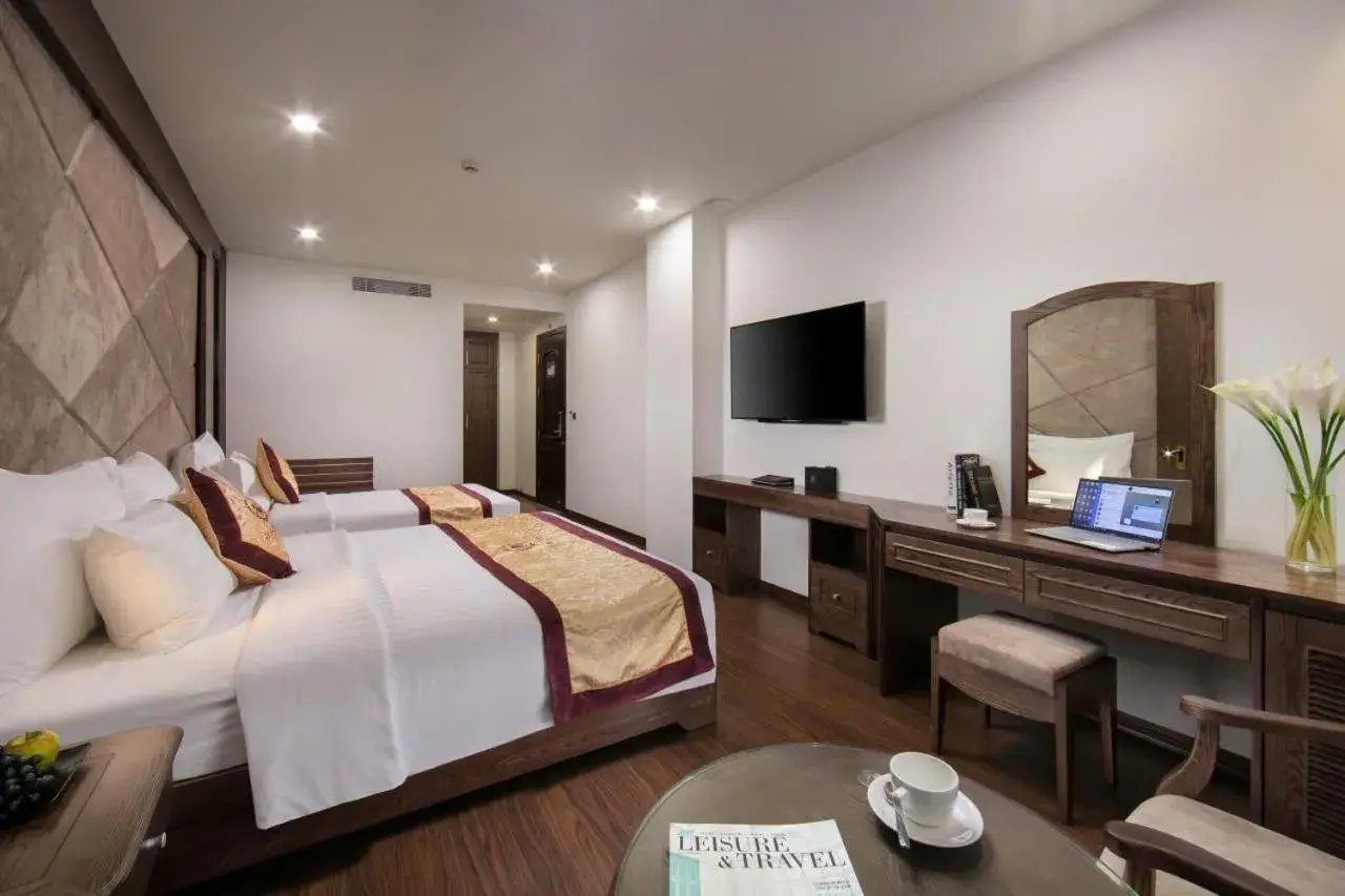 Bed in Halios Hotel Halong Bed in Halios Hotel Halong