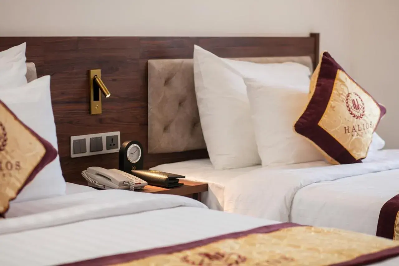 Bed in Halios Hotel Halong Bed in Halios Hotel Halong