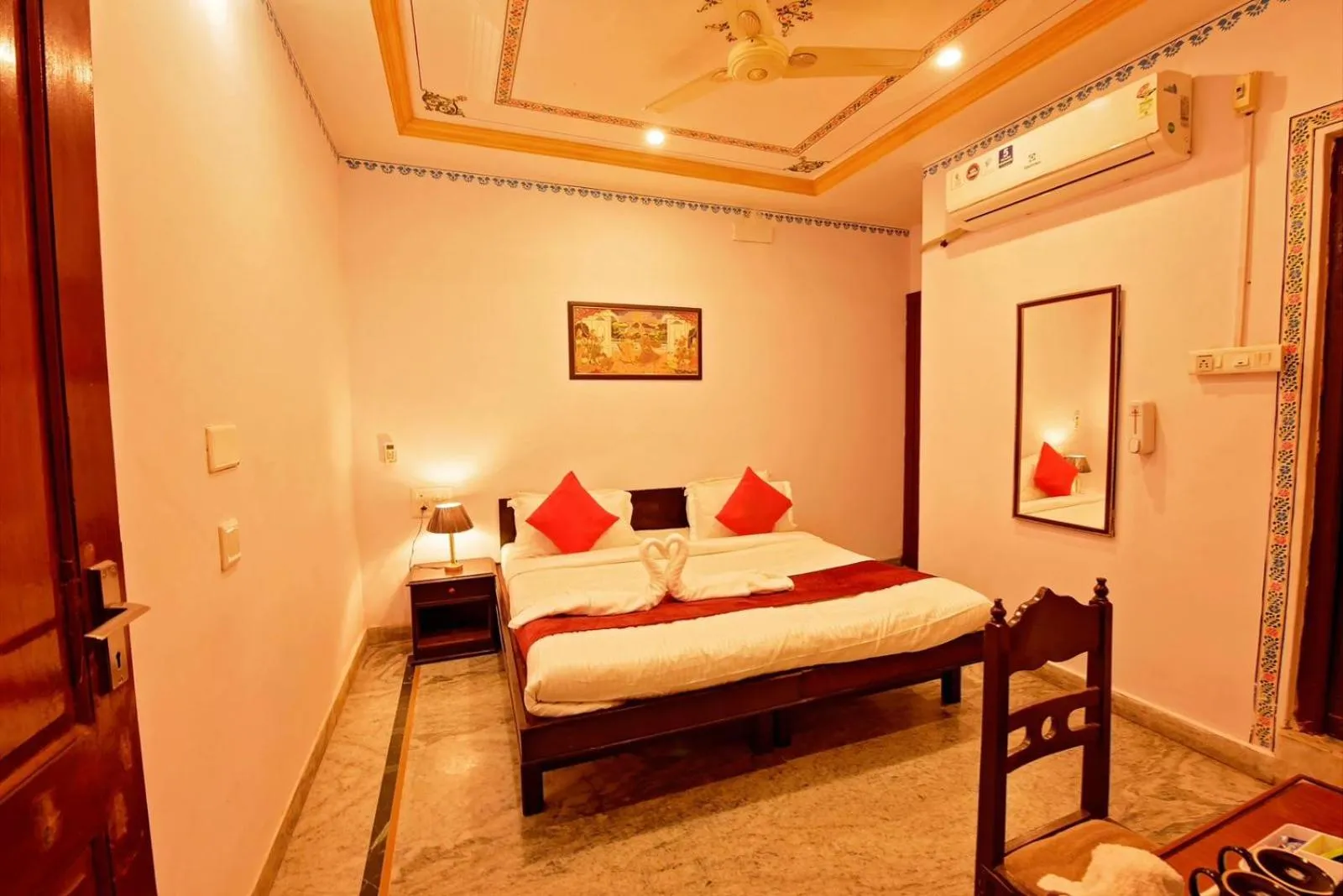 Bed in Elysium Retreat- The Heritage Haveli
