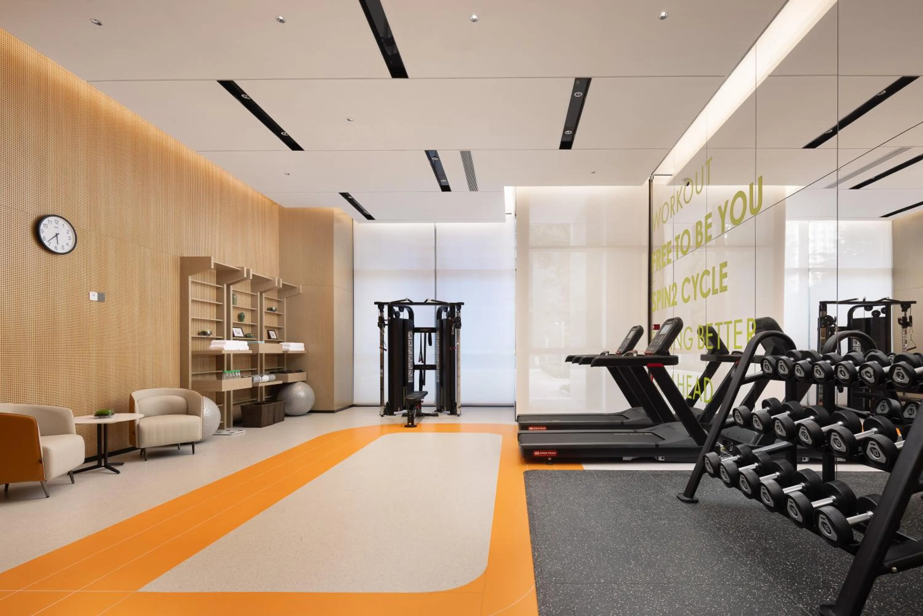 Fitness centre/facilities in Home2 Suite by Hilton Kunming Xishan