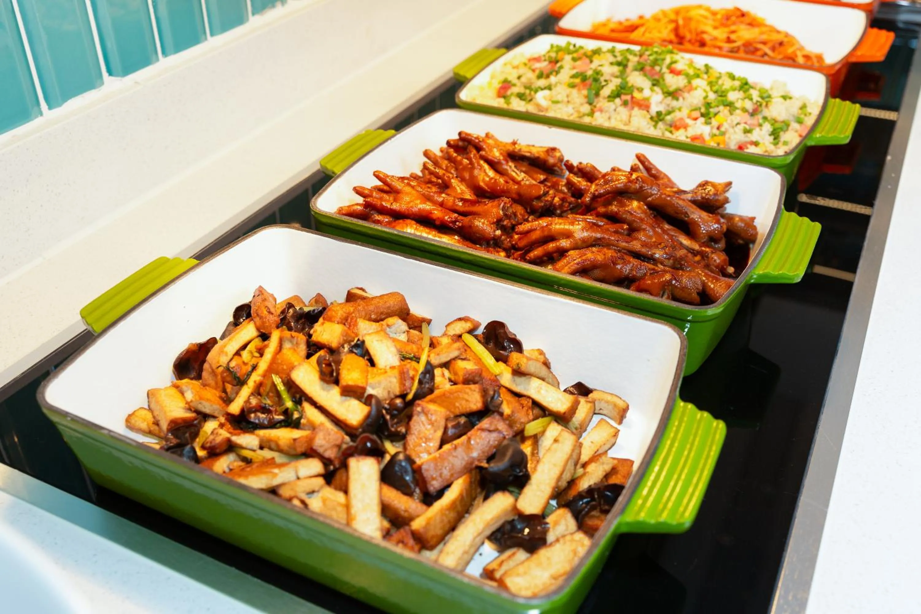 Buffet breakfast in Home2 Suite by Hilton Foshan Lishui