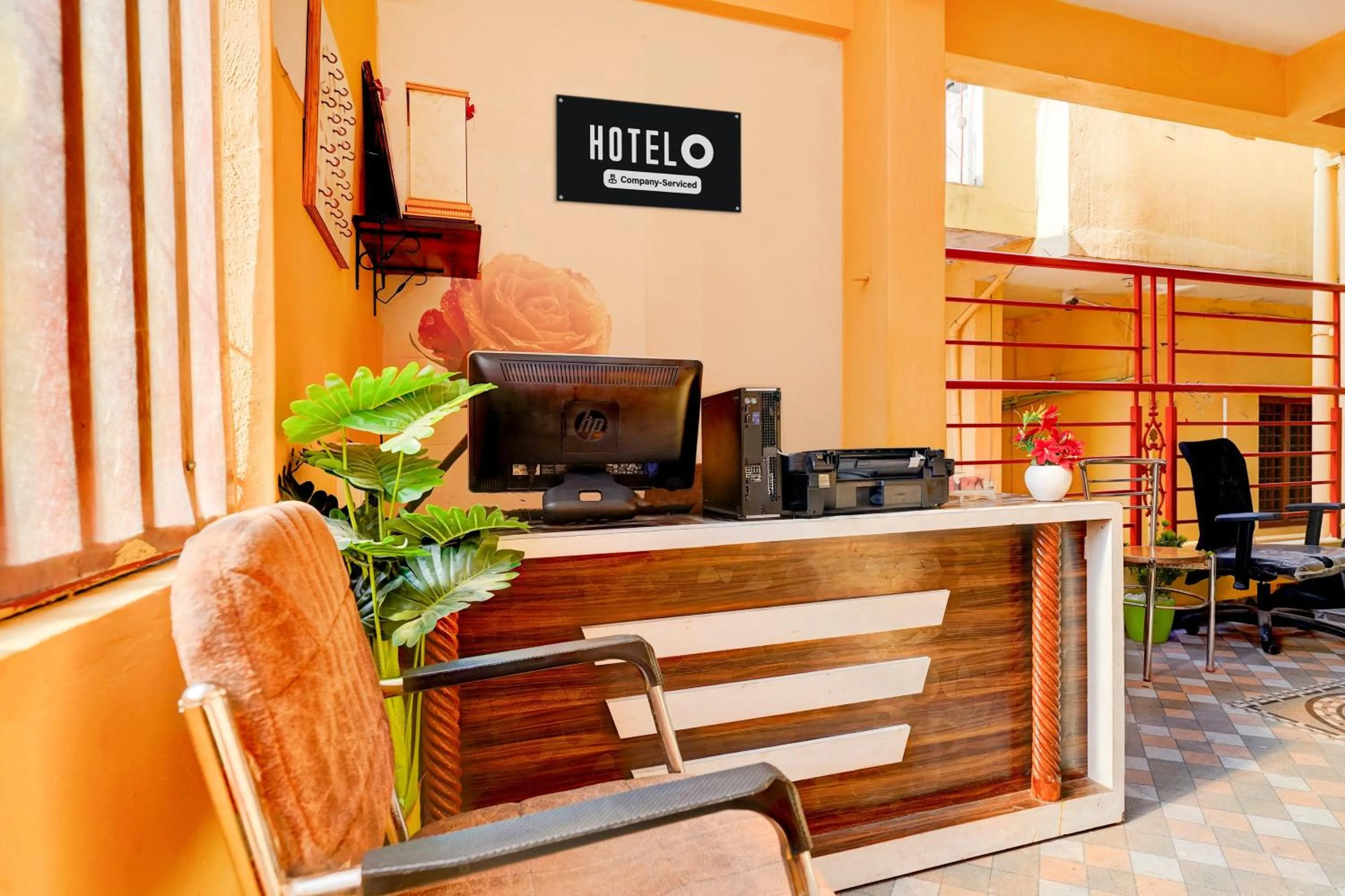 Lobby or reception in Hotel O Ramachandrapuram formerly known Nataraja Boarding & Lodging