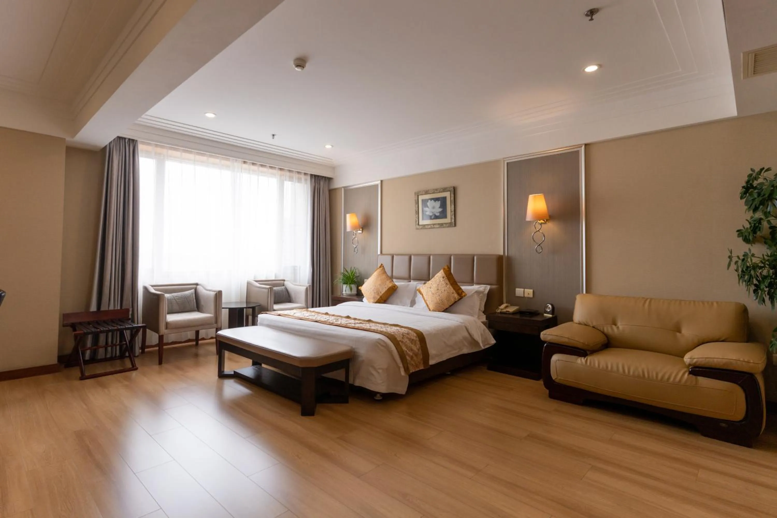 Bed in Beijing Shengli Hotel