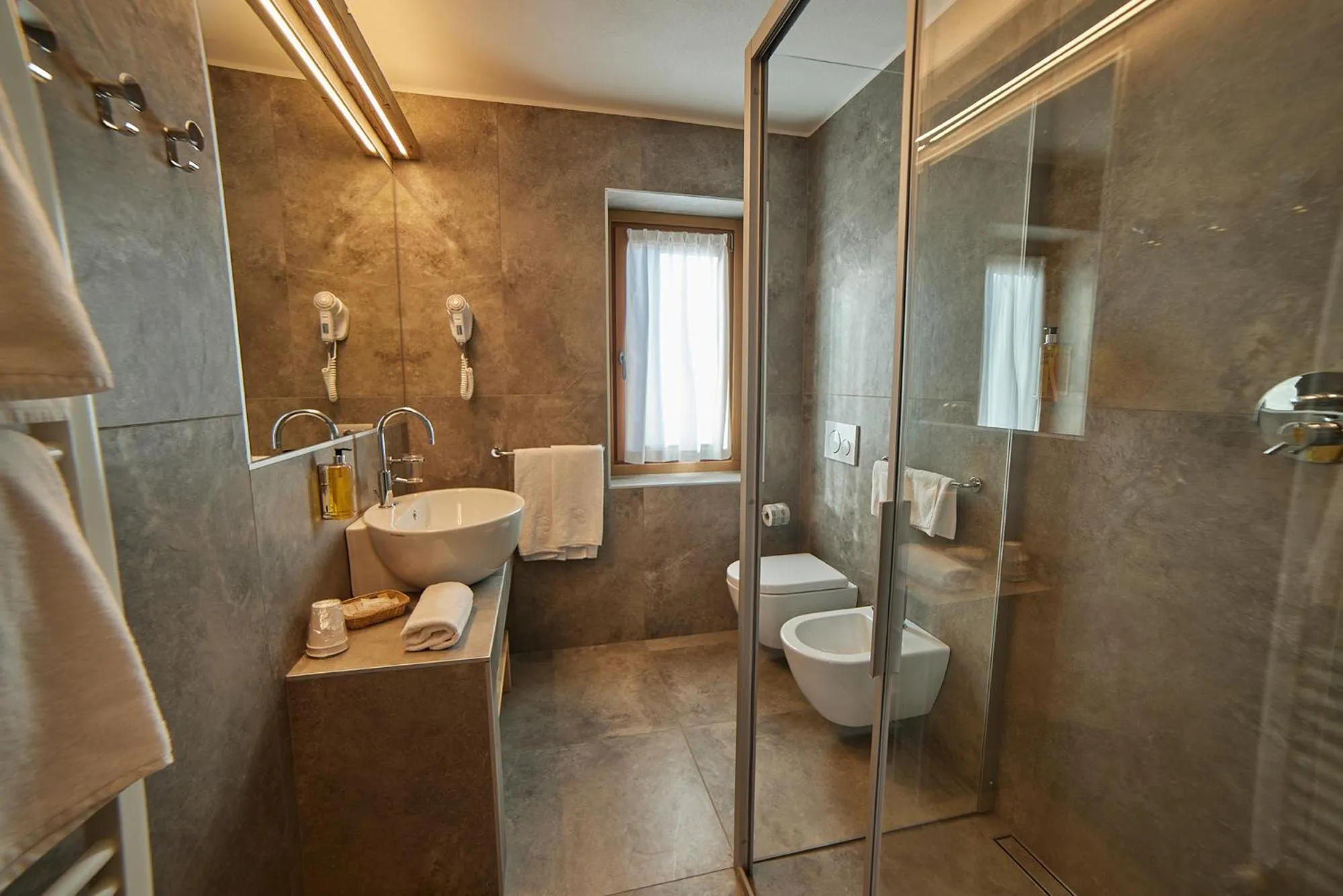 Bathroom in Hotel Vallechiara