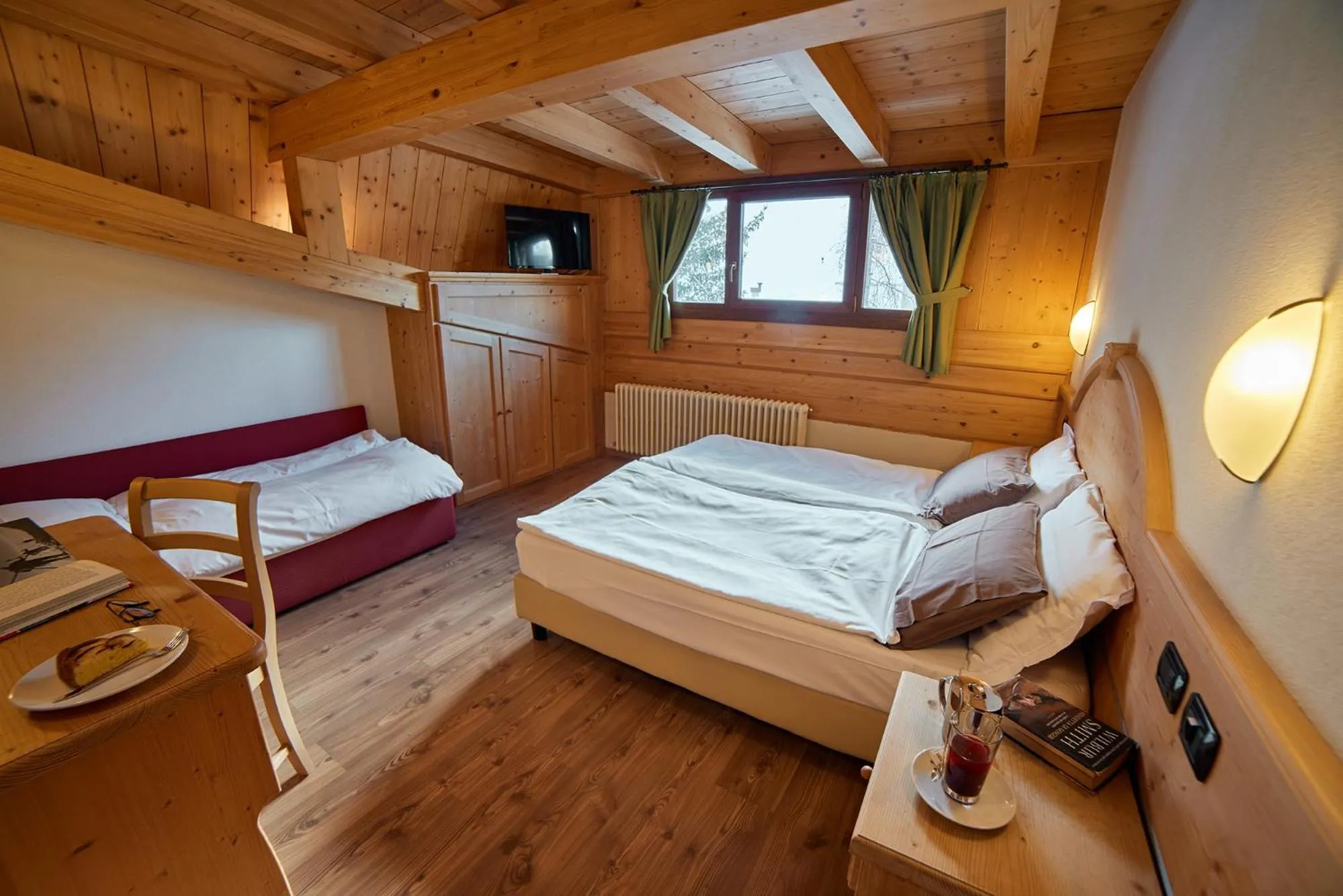 Bedroom, Bed in Hotel Vallechiara