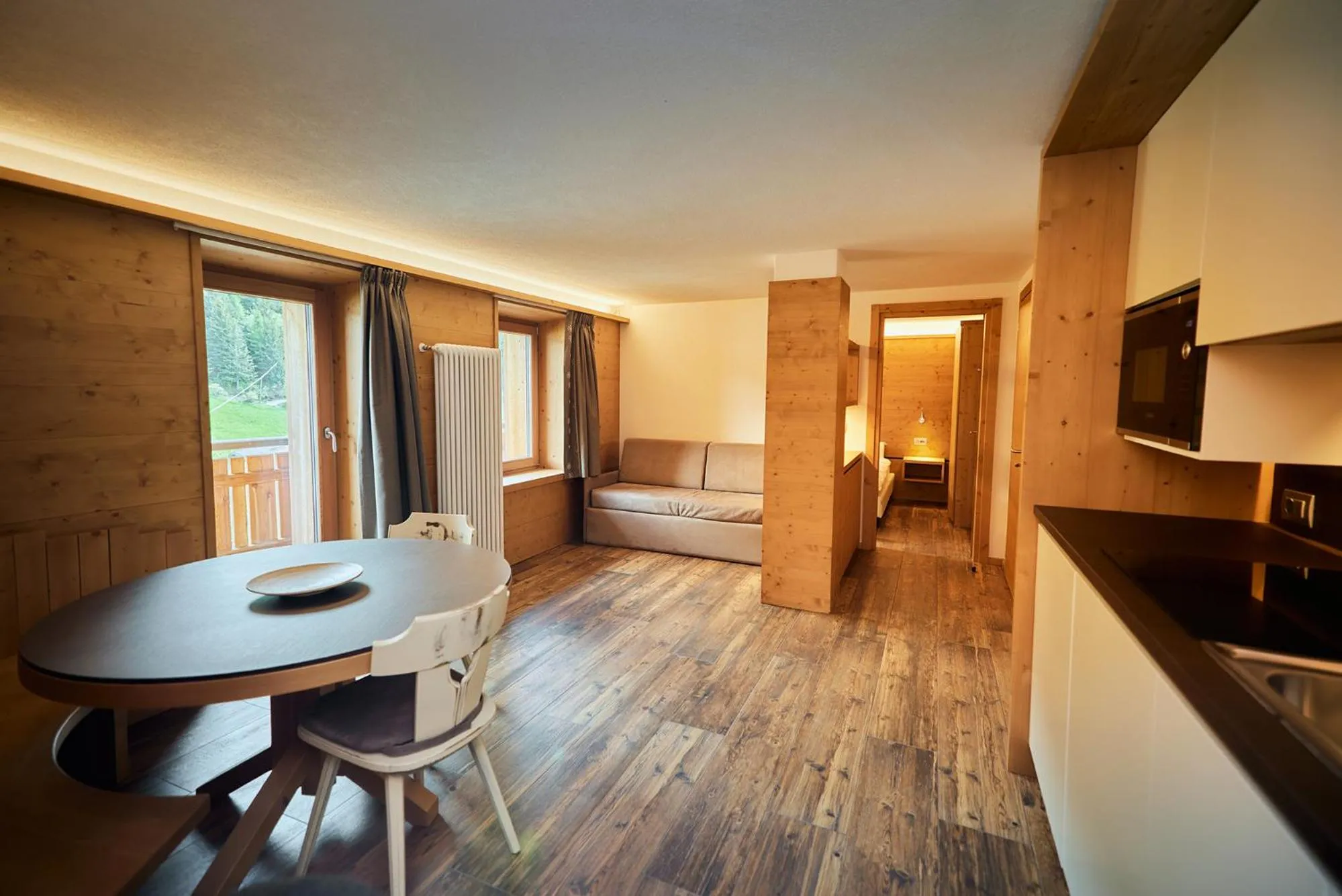 Dining area in Hotel Vallechiara