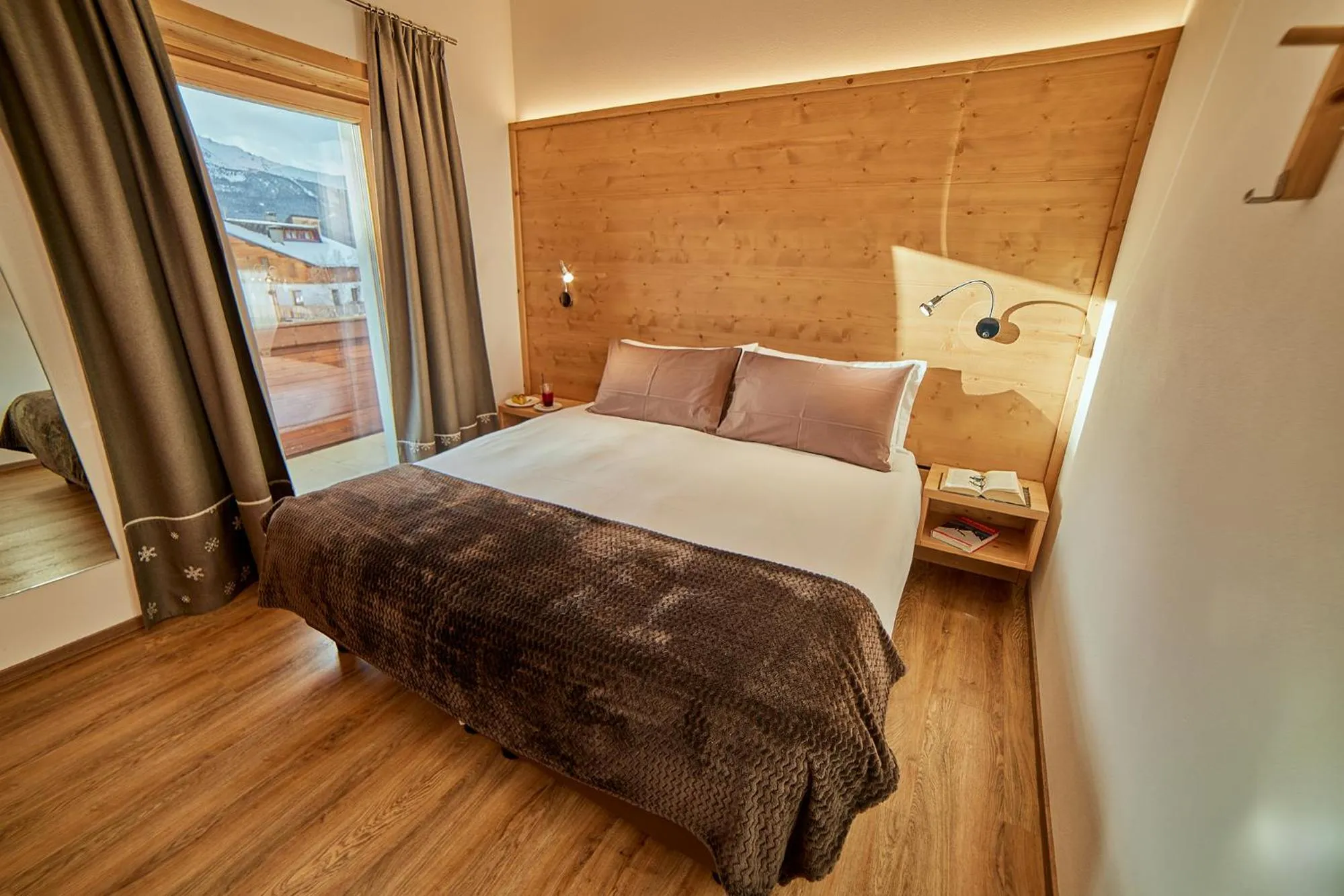 Bedroom, Bed in Hotel Vallechiara