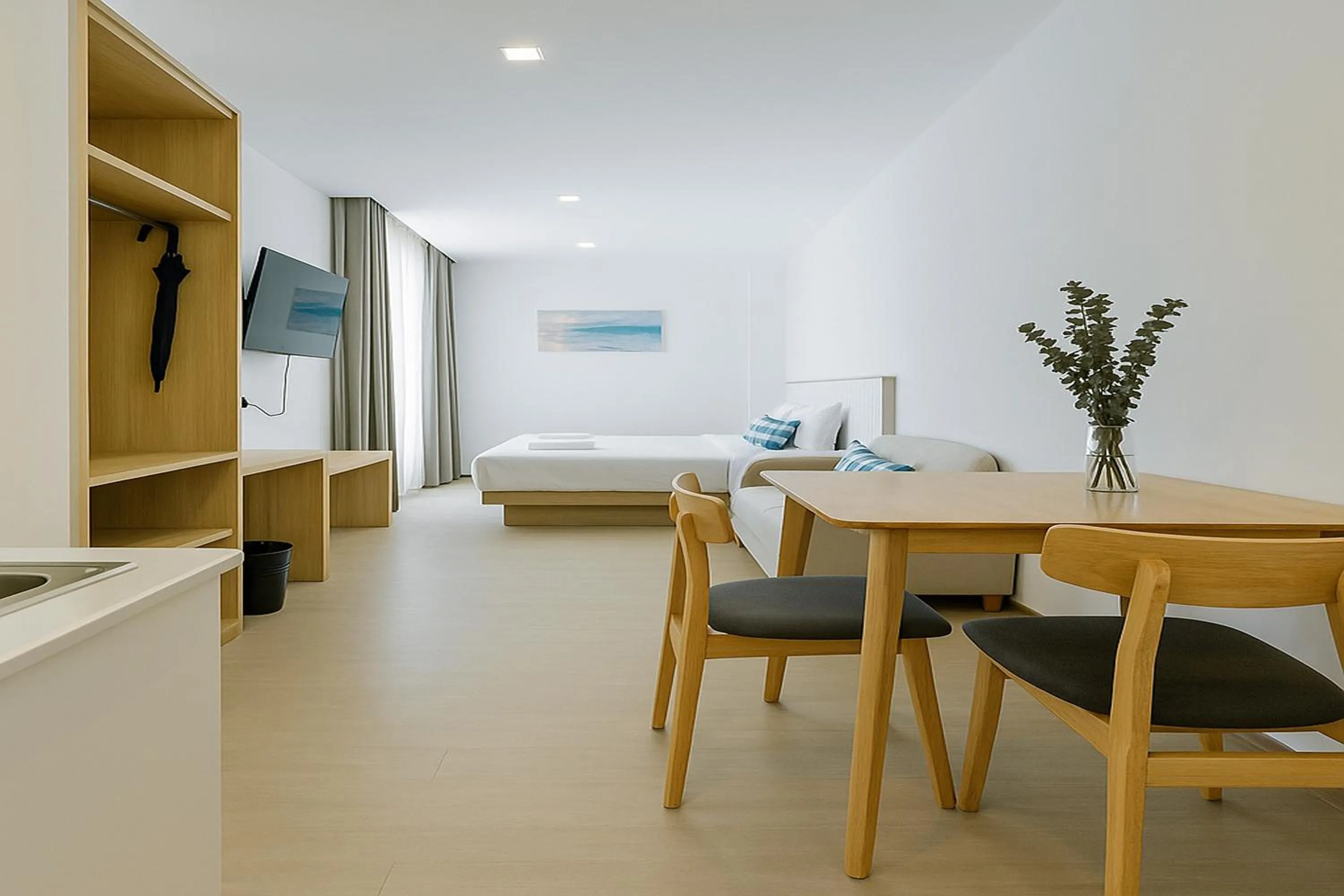 Bed in Sea Side at Ao Nang Landmark Night Market Krabi