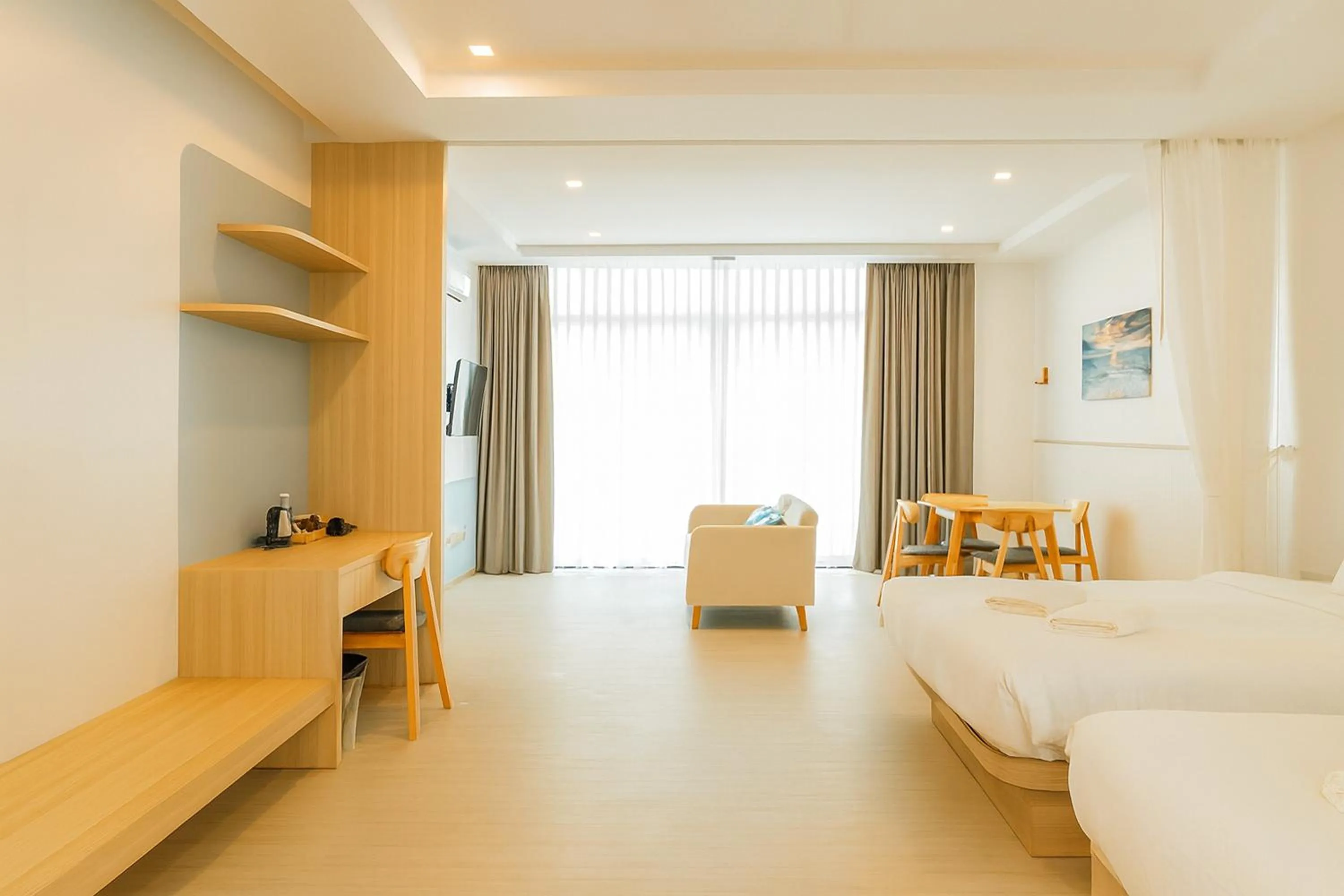 Bed in Sea Side at Ao Nang Landmark Night Market Krabi