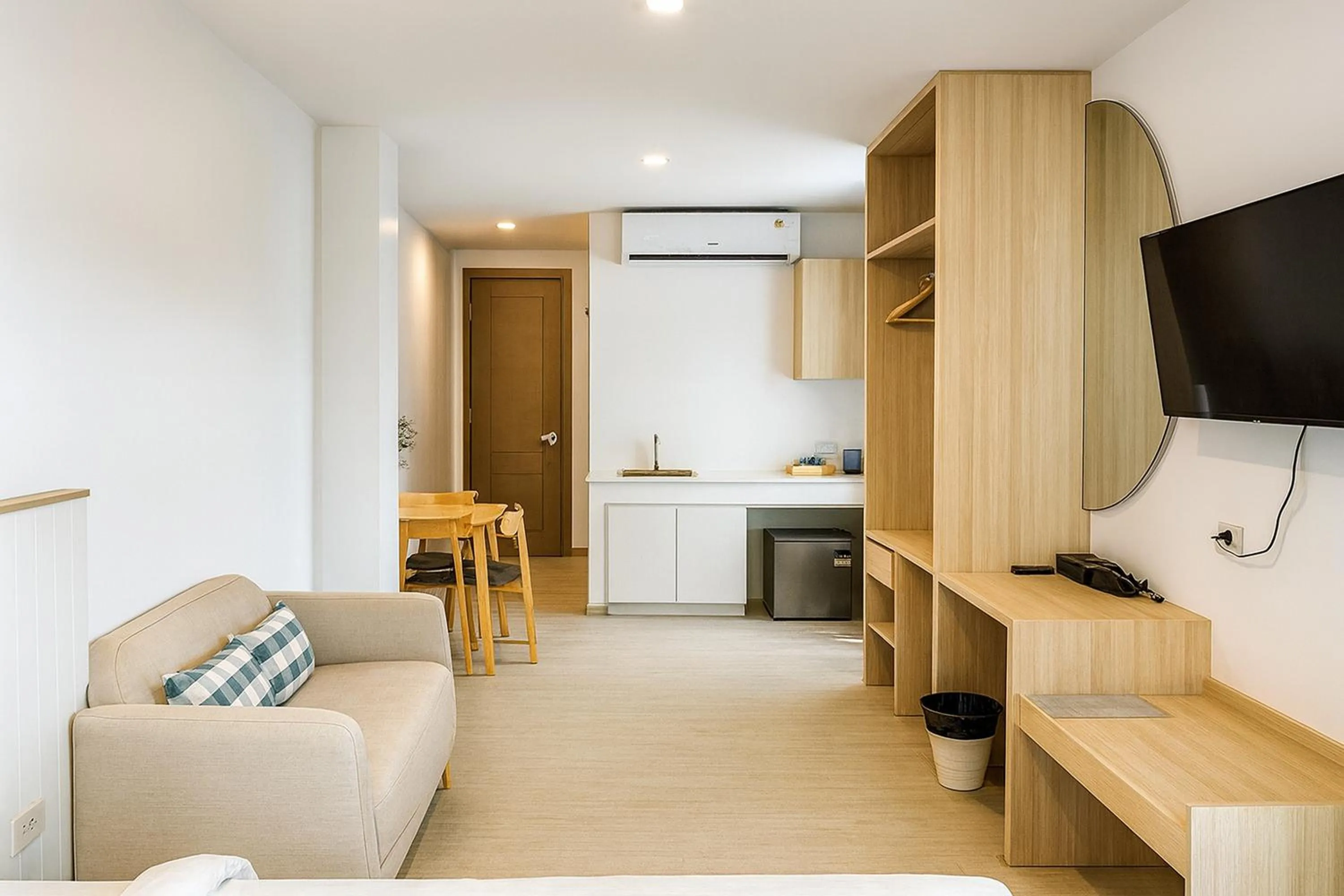 Seating area in Sea Side at Ao Nang Landmark Night Market Krabi