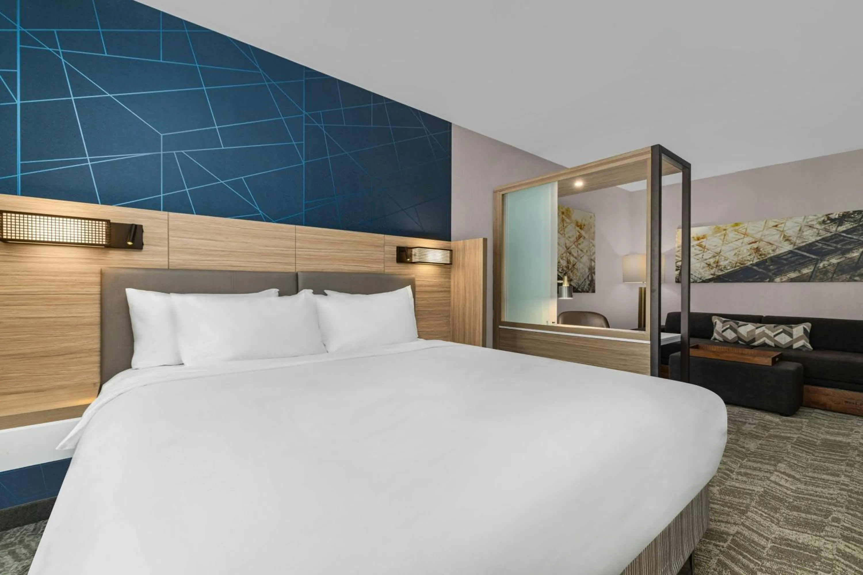 Bedroom, Bed in SpringHill Suites by Marriott Camden