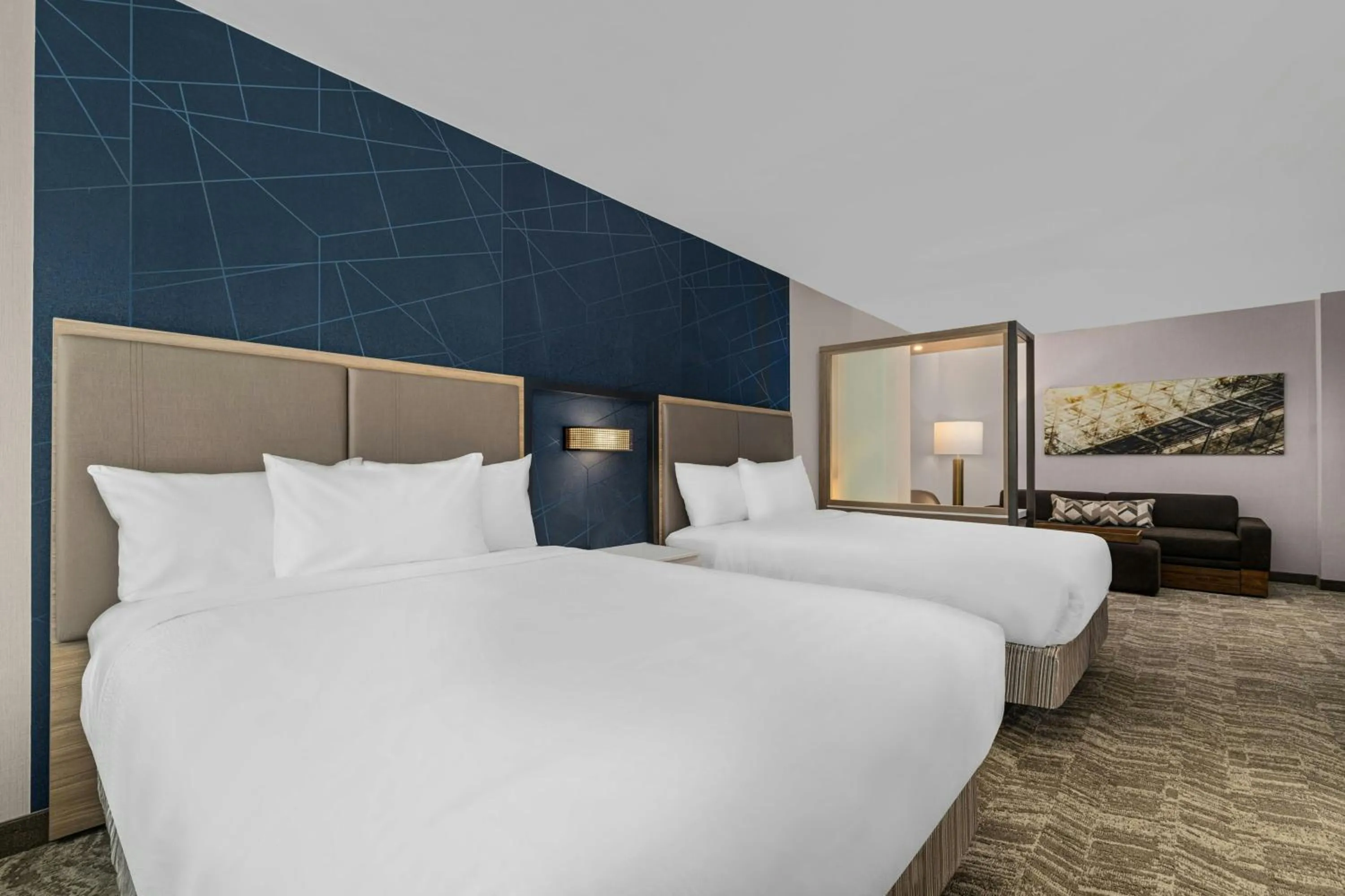Bedroom, Bed in SpringHill Suites by Marriott Camden
