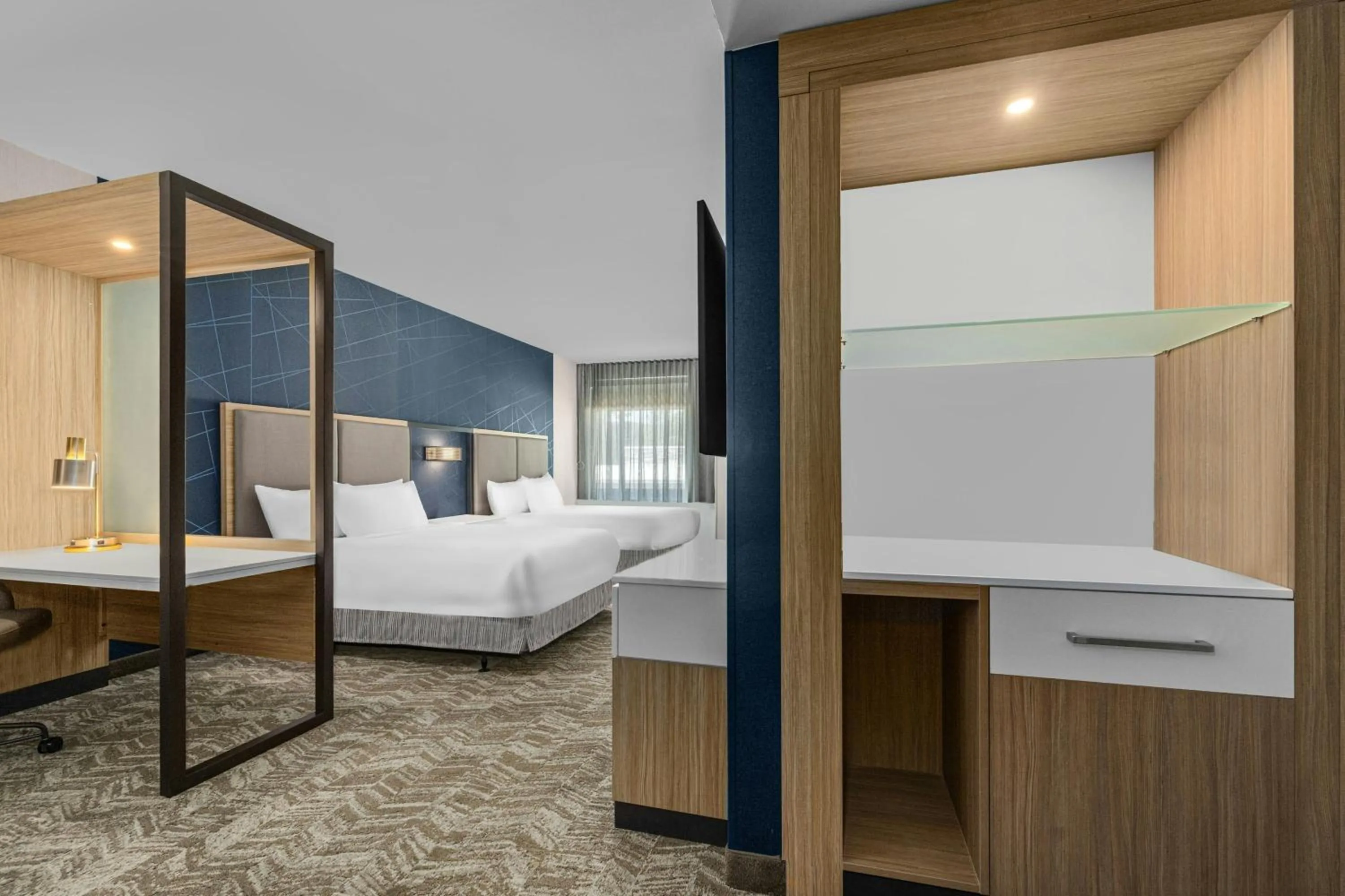 Bedroom, Bed in SpringHill Suites by Marriott Camden