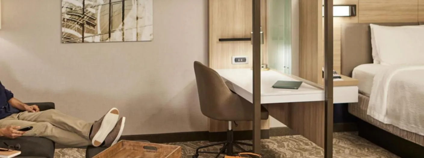 Bed in SpringHill Suites by Marriott Camden