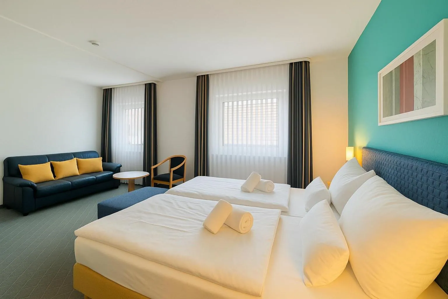 Seating area, Bed in AR Boutique Hotel Mannheim