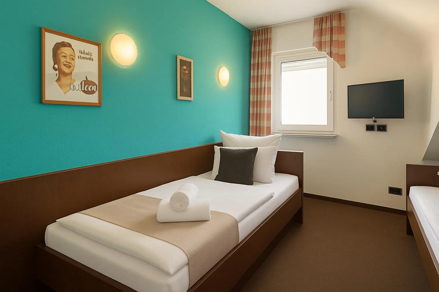 Bed in AR Boutique Hotel Mannheim