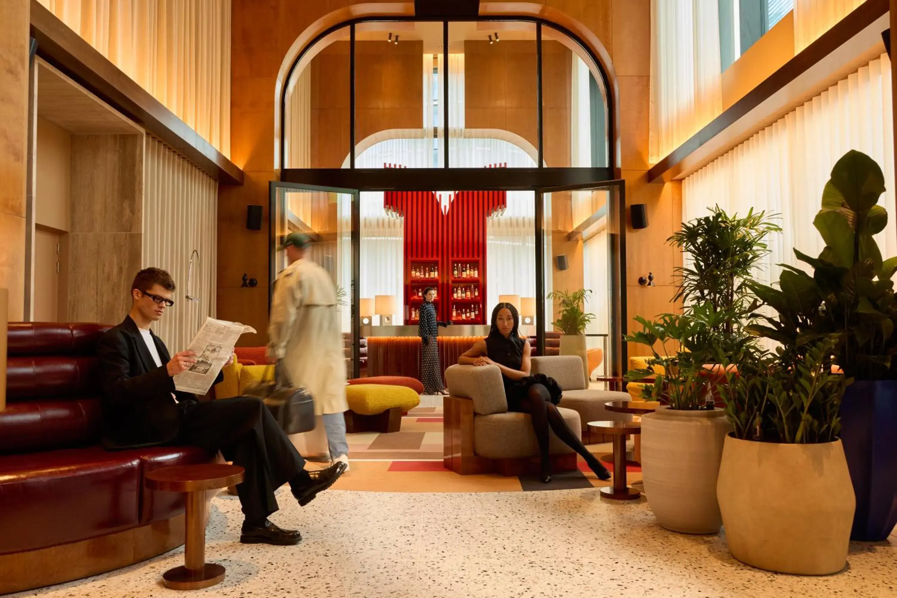 Lobby or reception in The Standard, Brussels Lobby or reception in The Standard, Brussels