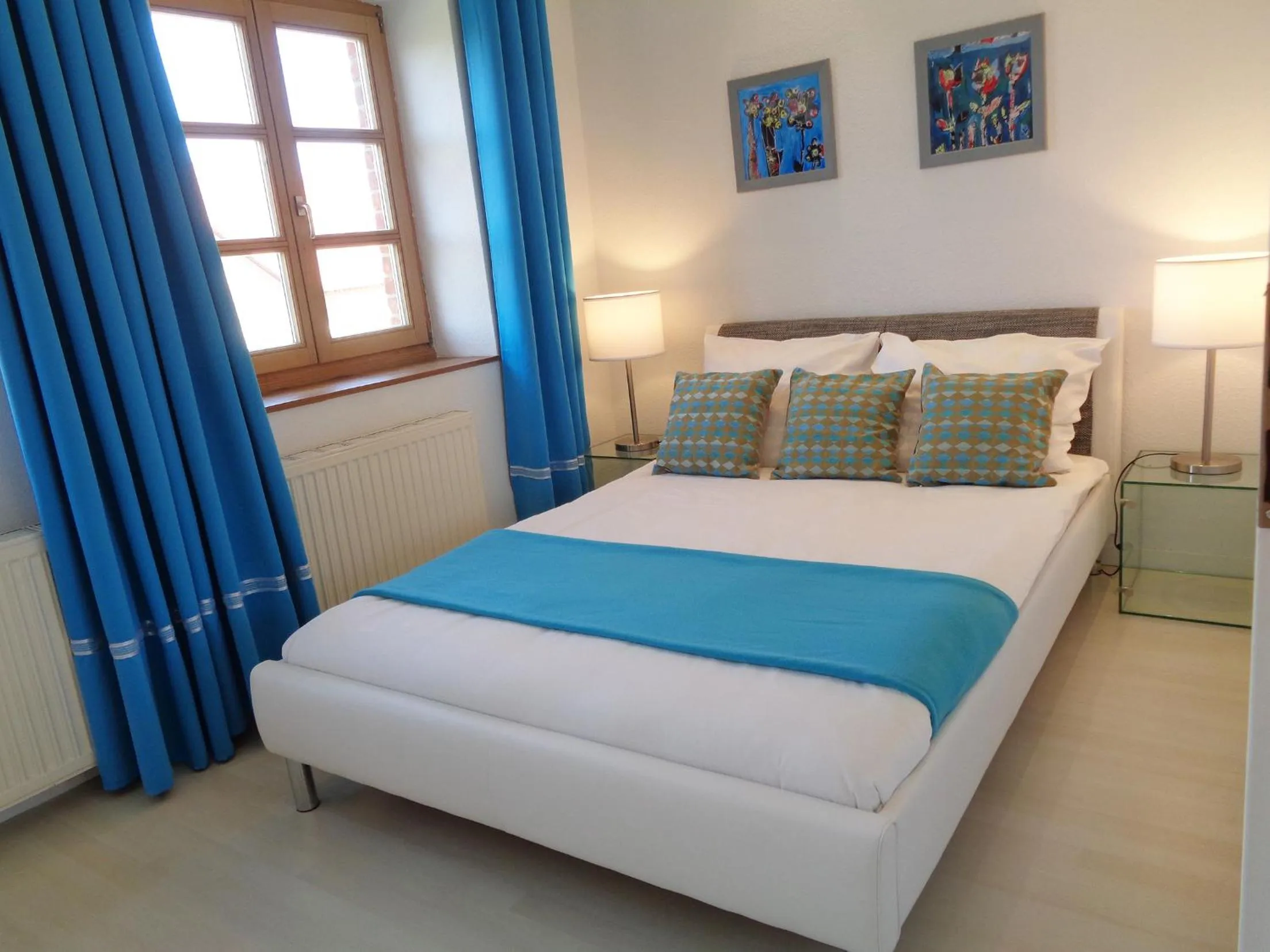 Bed in Hotel Apartment Puell