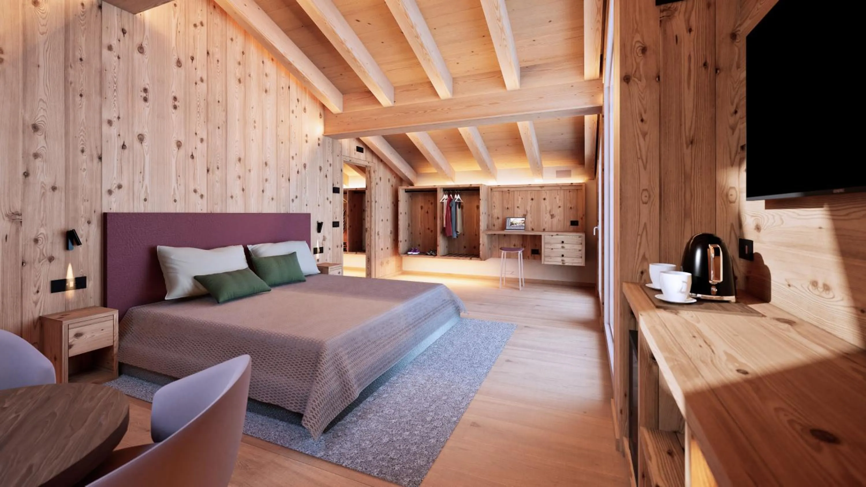 Bedroom, Bed in Funivia Bormio Active Hotel - Adults Only