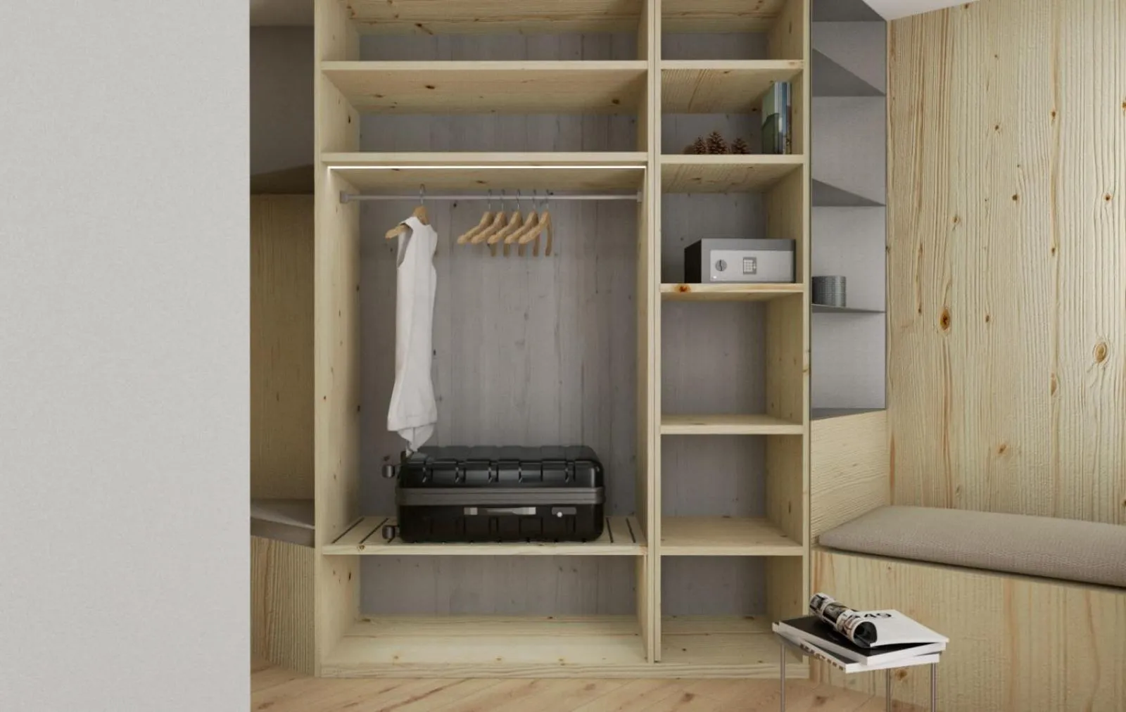 wardrobe in Funivia Bormio Active Hotel - Adults Only